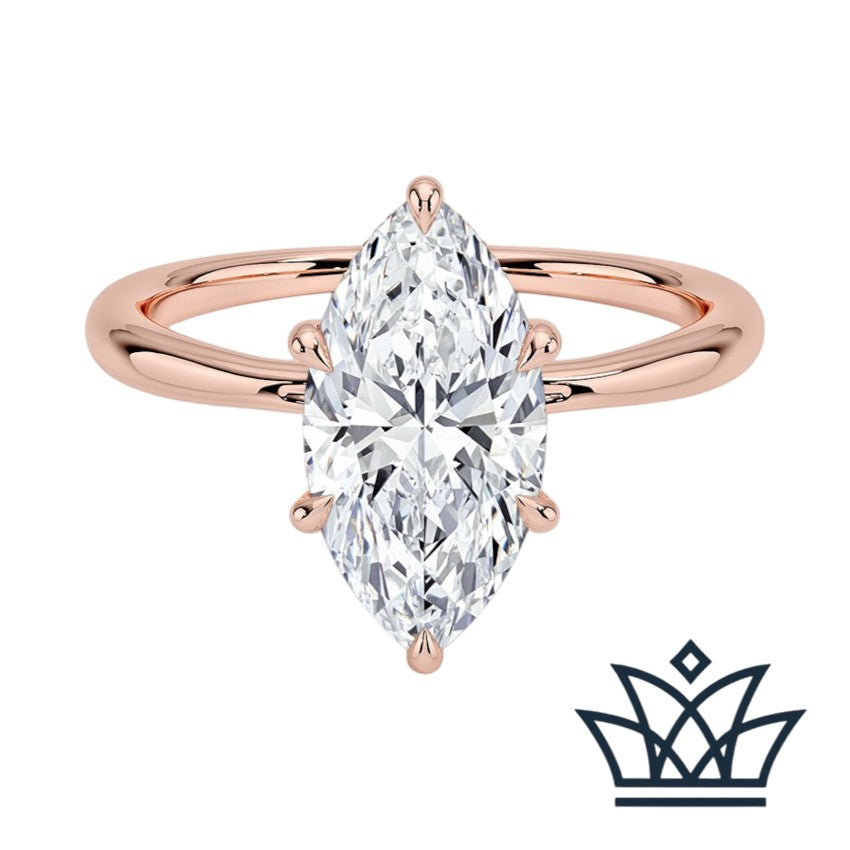 Secret Hidden Halo Ring Setting
