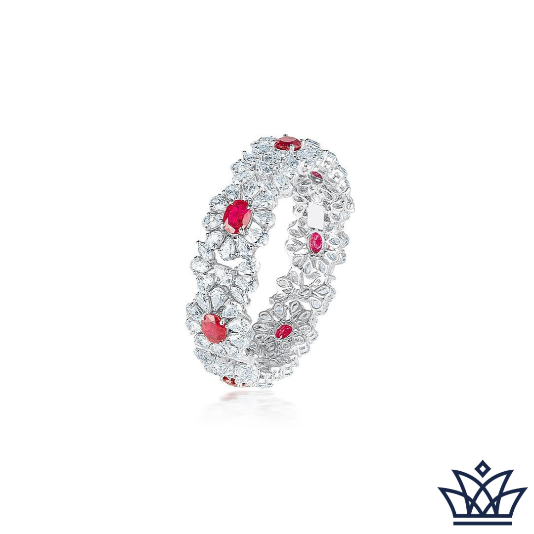 Pink stone ring