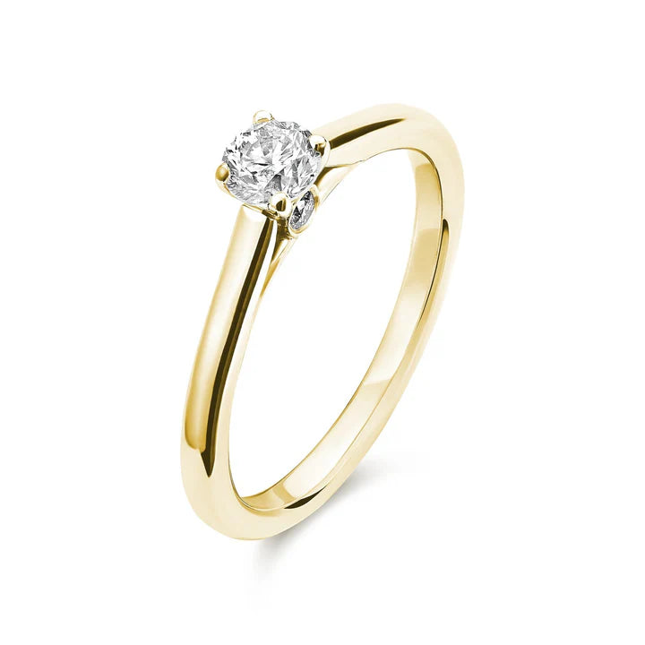 Brilliant Round Diamond Engagement Ring