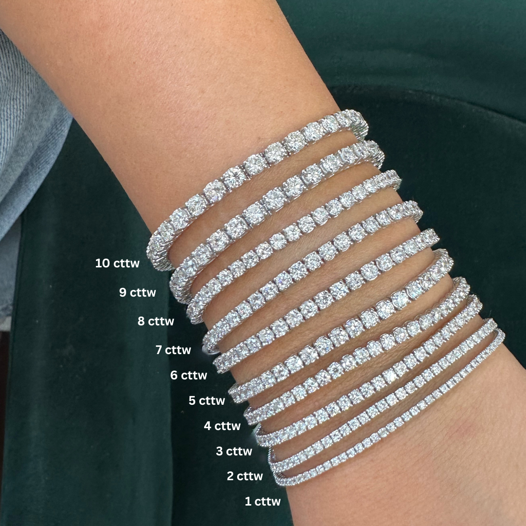 Classic Lab Diamond Tennis Bracelet