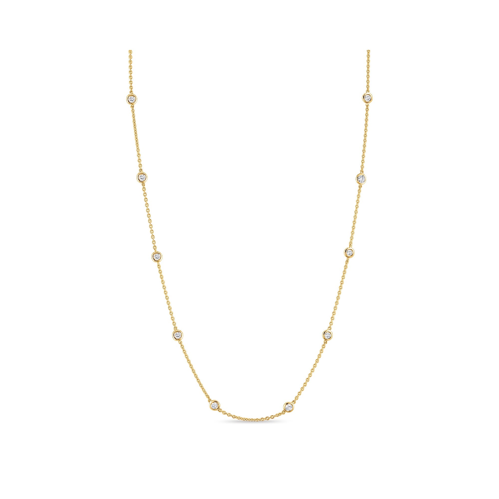 Precious Metal:18k Yellow Gold;Total Carat Weight:1.1 CTW