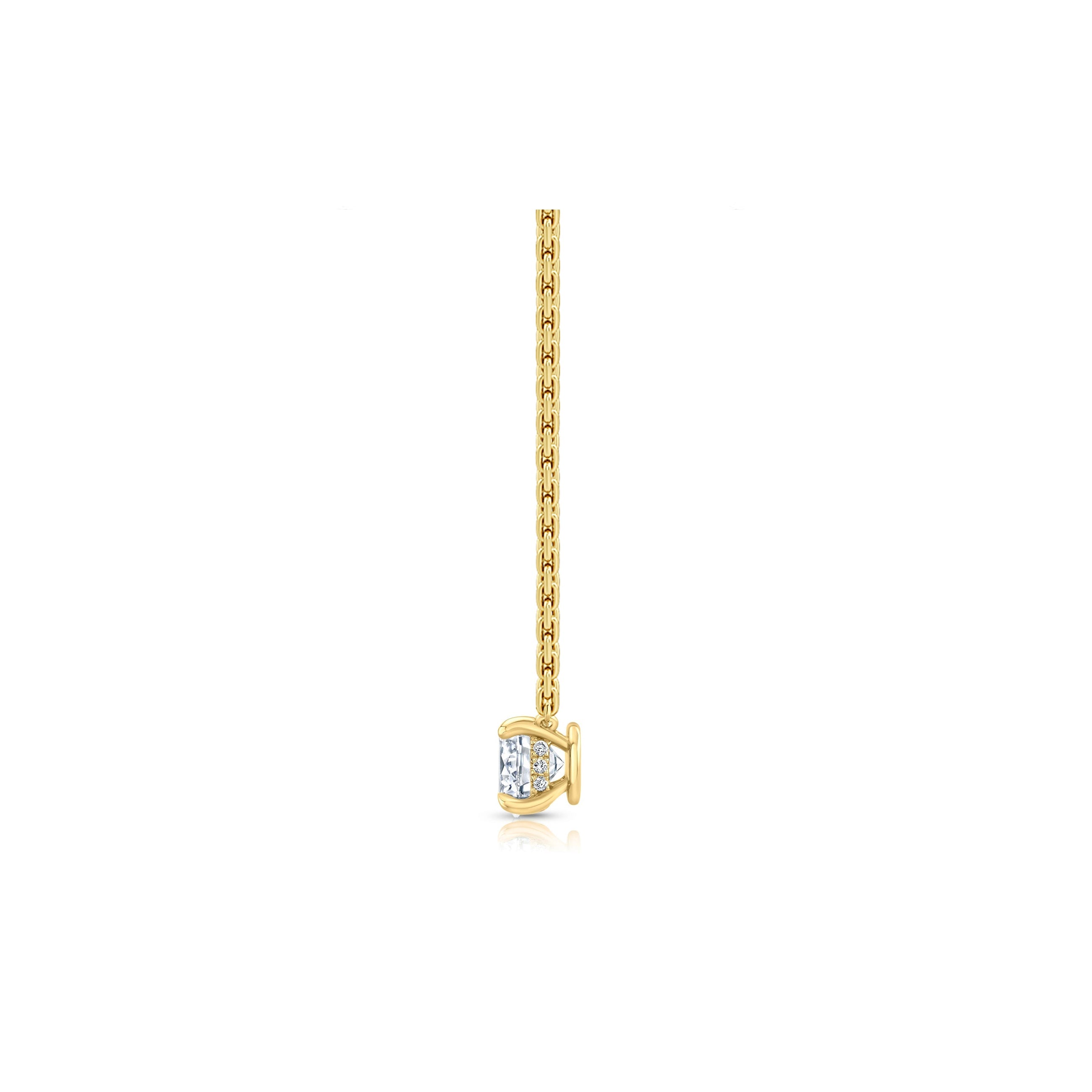 Chelsea Lab Diamond Round Brilliant Pendant