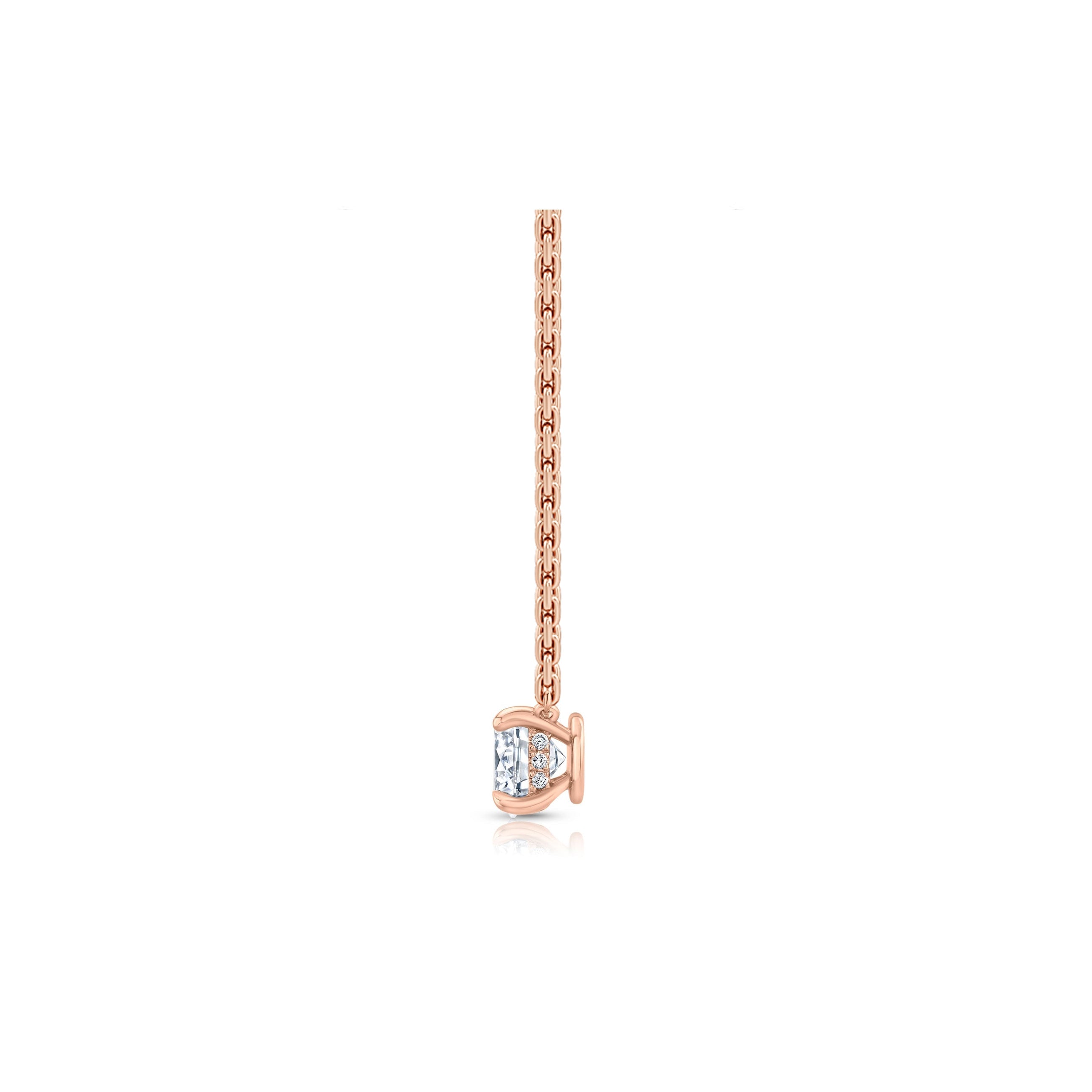 Chelsea Lab Diamond Round Brilliant Pendant