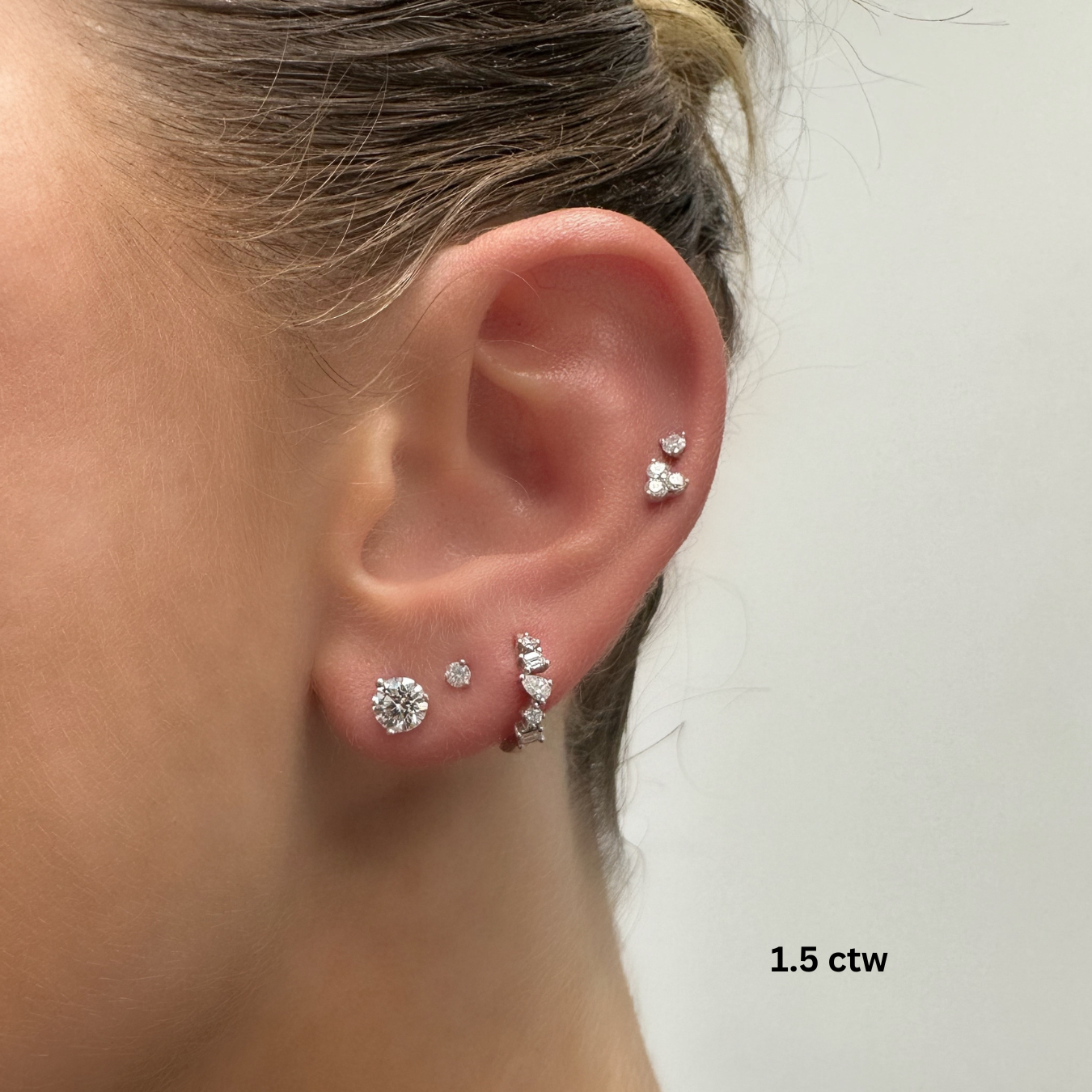 Lab Grown Diamond Stud Earrings