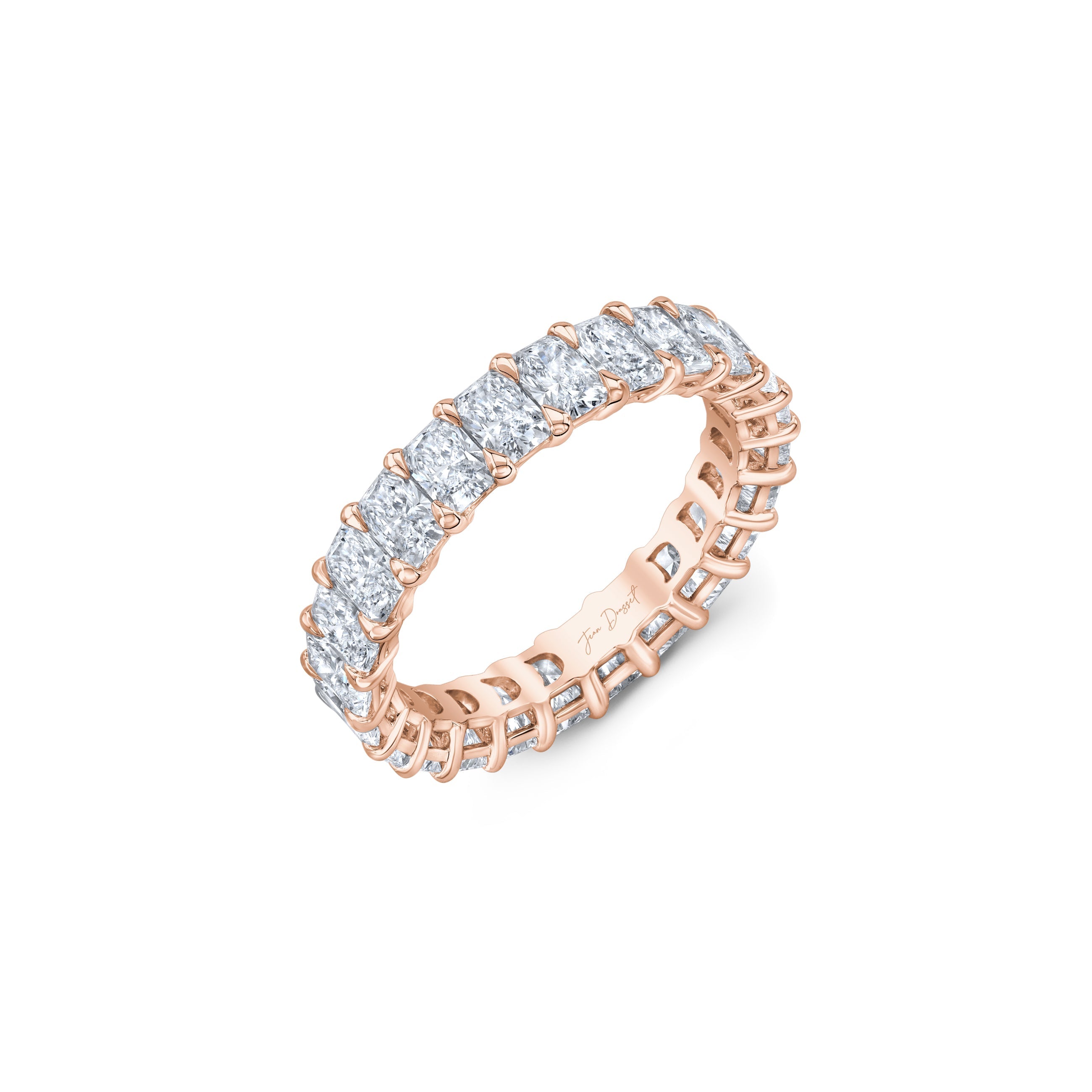 Precious Metal:18k Rose Gold;Total Carat Weight:3.6 CTW