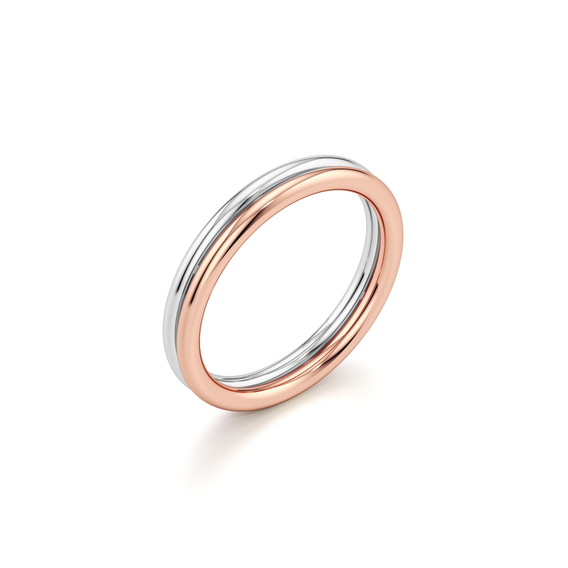 Precious Metal:18k White Gold and Rose Gold
