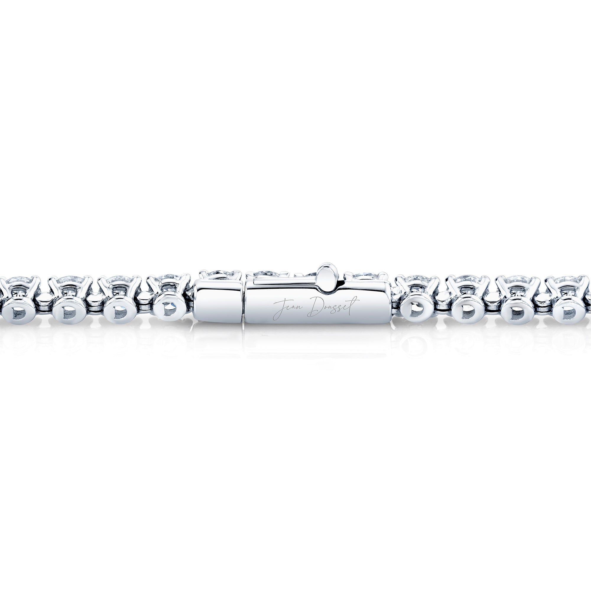 Olivia Round Brilliant Lab Diamond Tennis Necklace