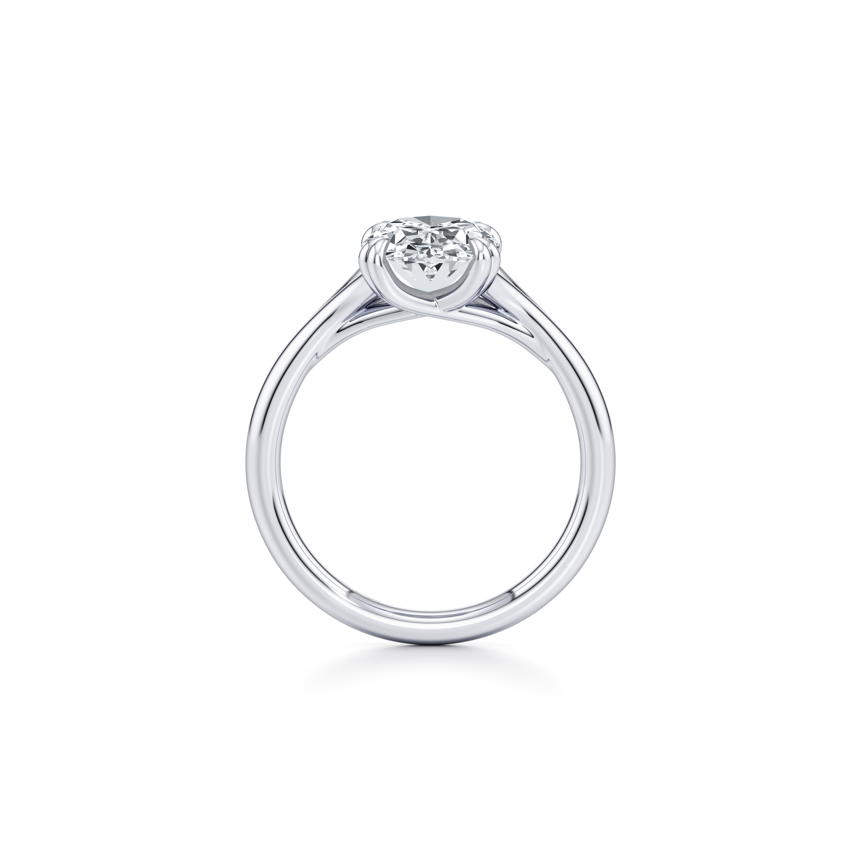 Jane Oval Cut Solitaire Lab Diamond Engagement Ring