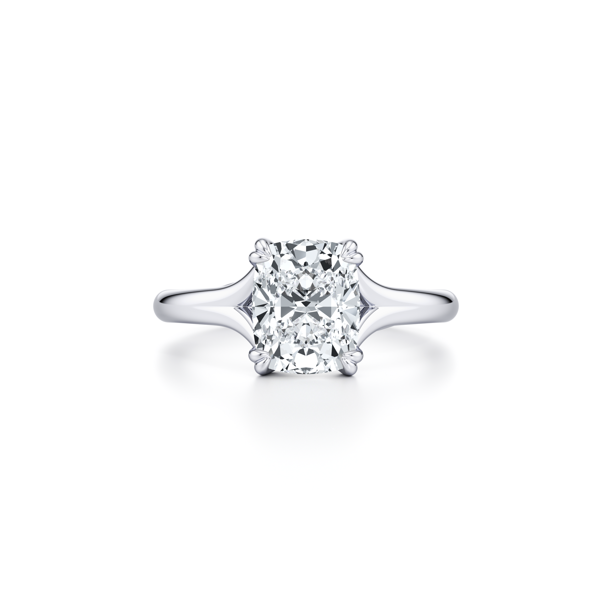 Precious Metal:Platinum;Cut Shape:Elongated Cushion