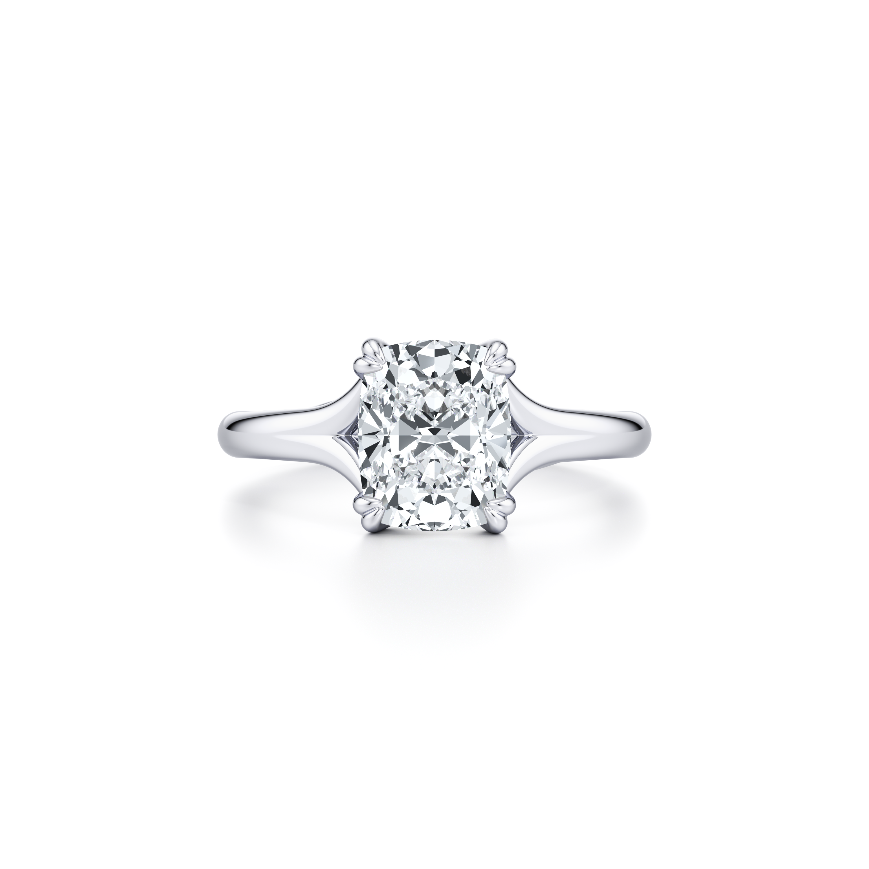 Precious Metal:Platinum;Cut Shape:Elongated Cushion