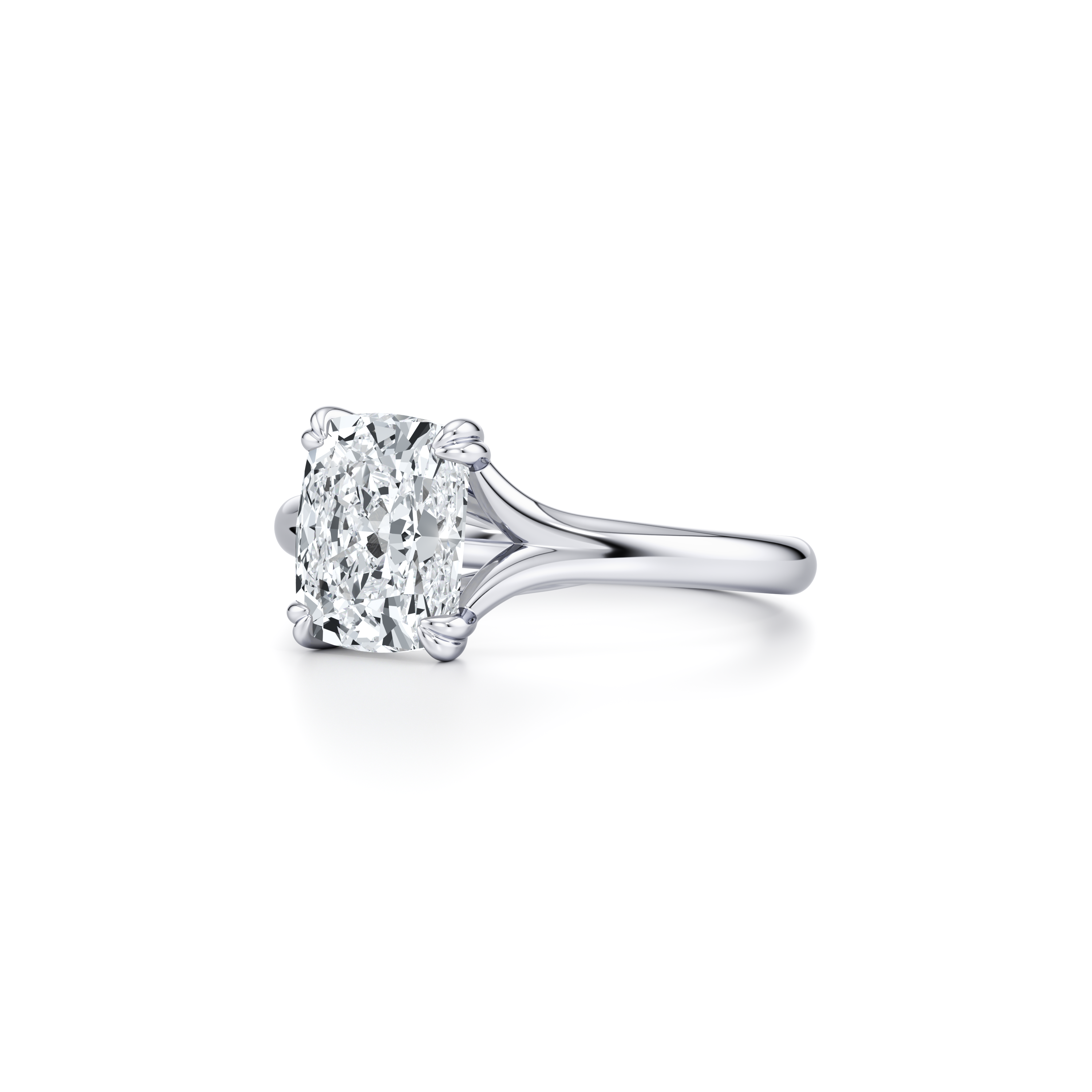 Jane Elongated Cushion Cut Solitaire Lab Diamond Engagement Ring