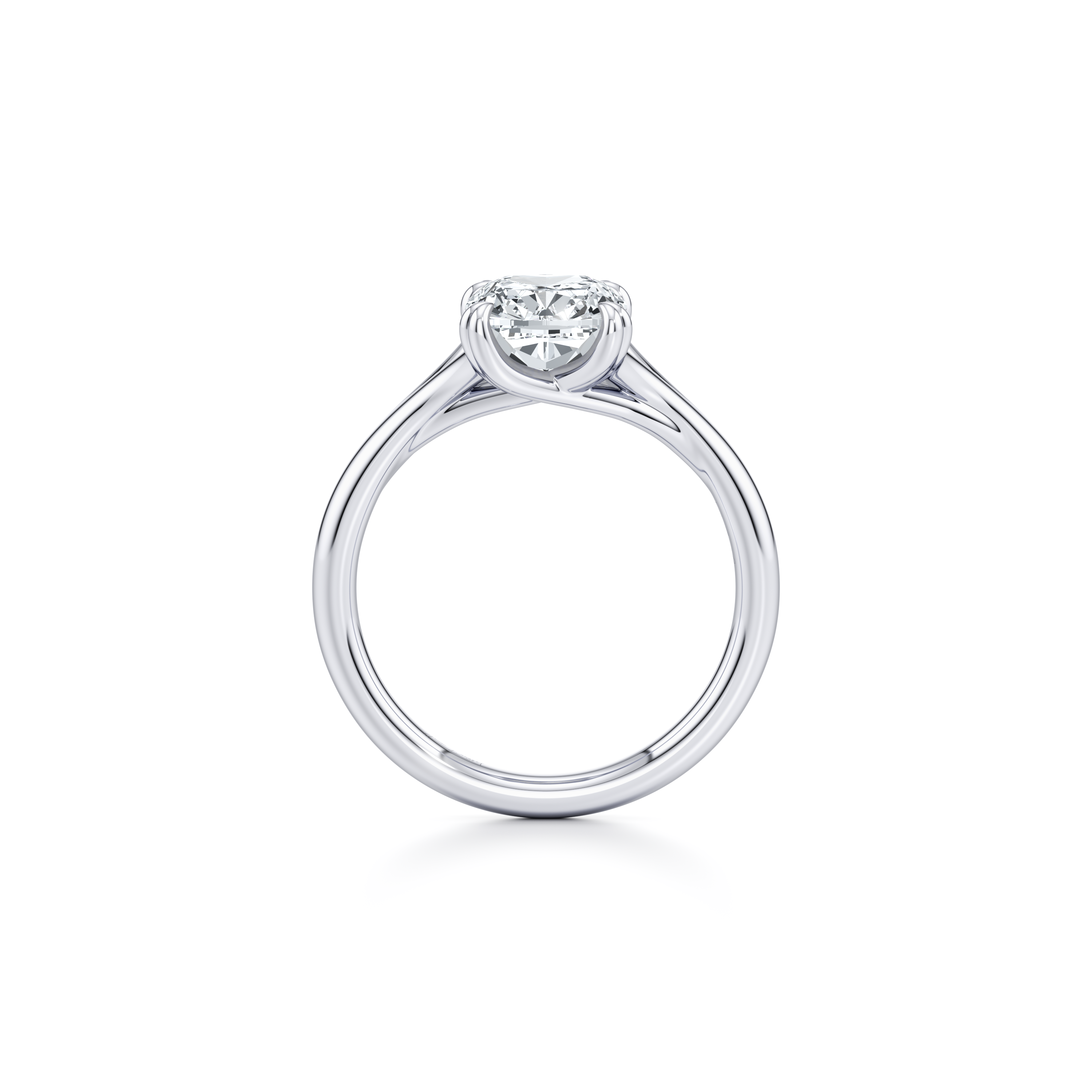 Jane Elongated Cushion Cut Solitaire Lab Diamond Engagement Ring