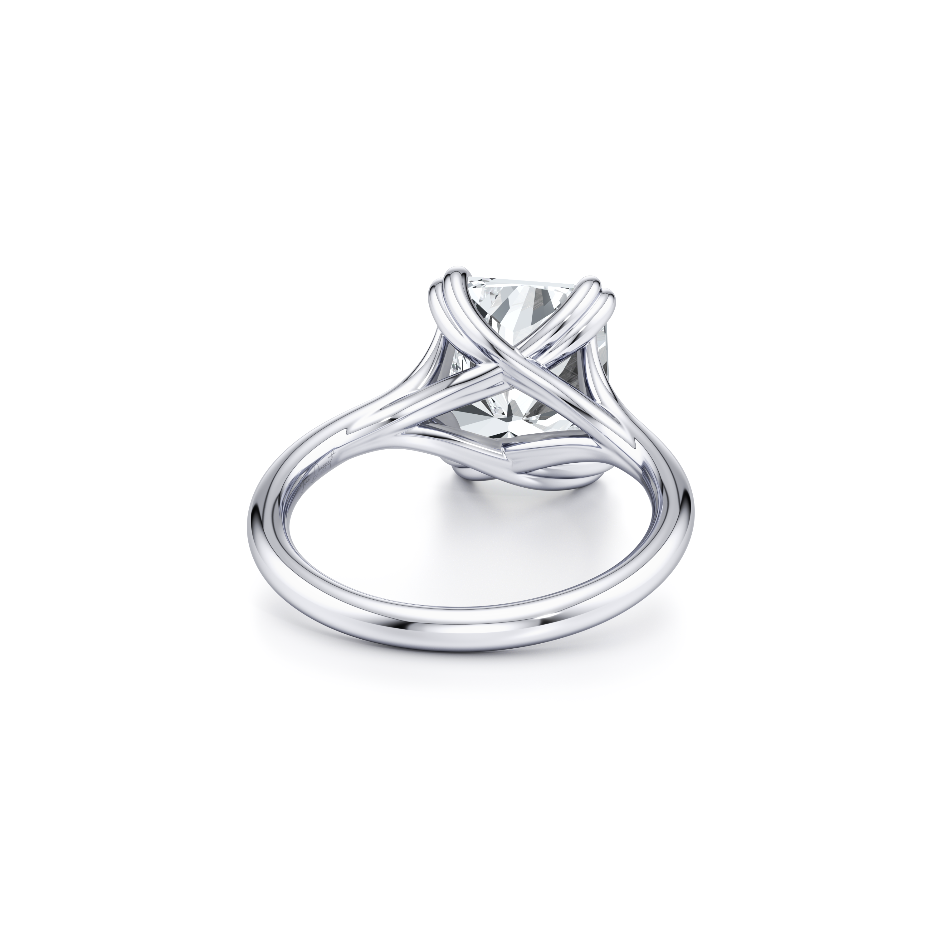 Jane Radiant Cut Solitaire Lab Diamond Engagement Ring
