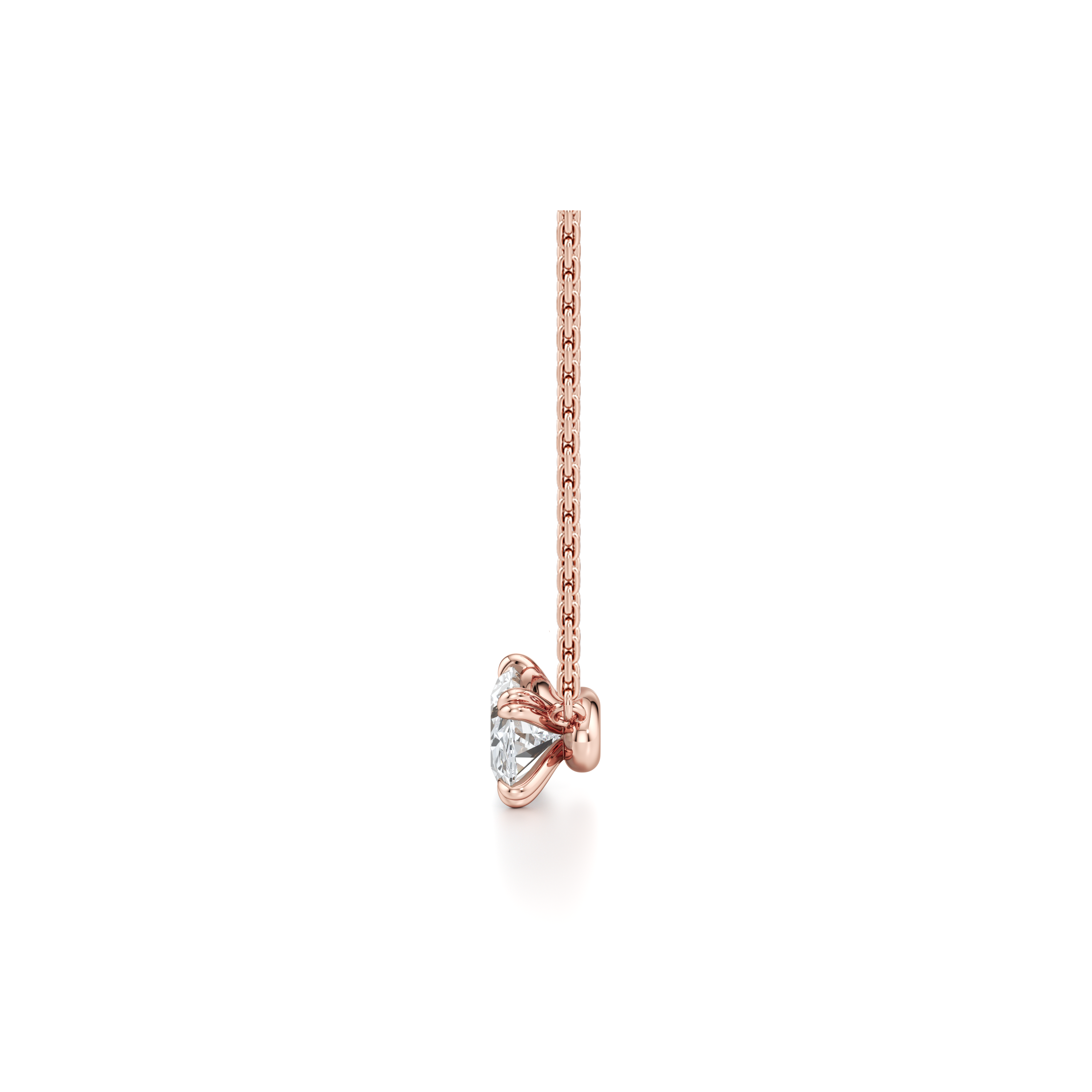 Elle Lab Diamond Oval Pendant