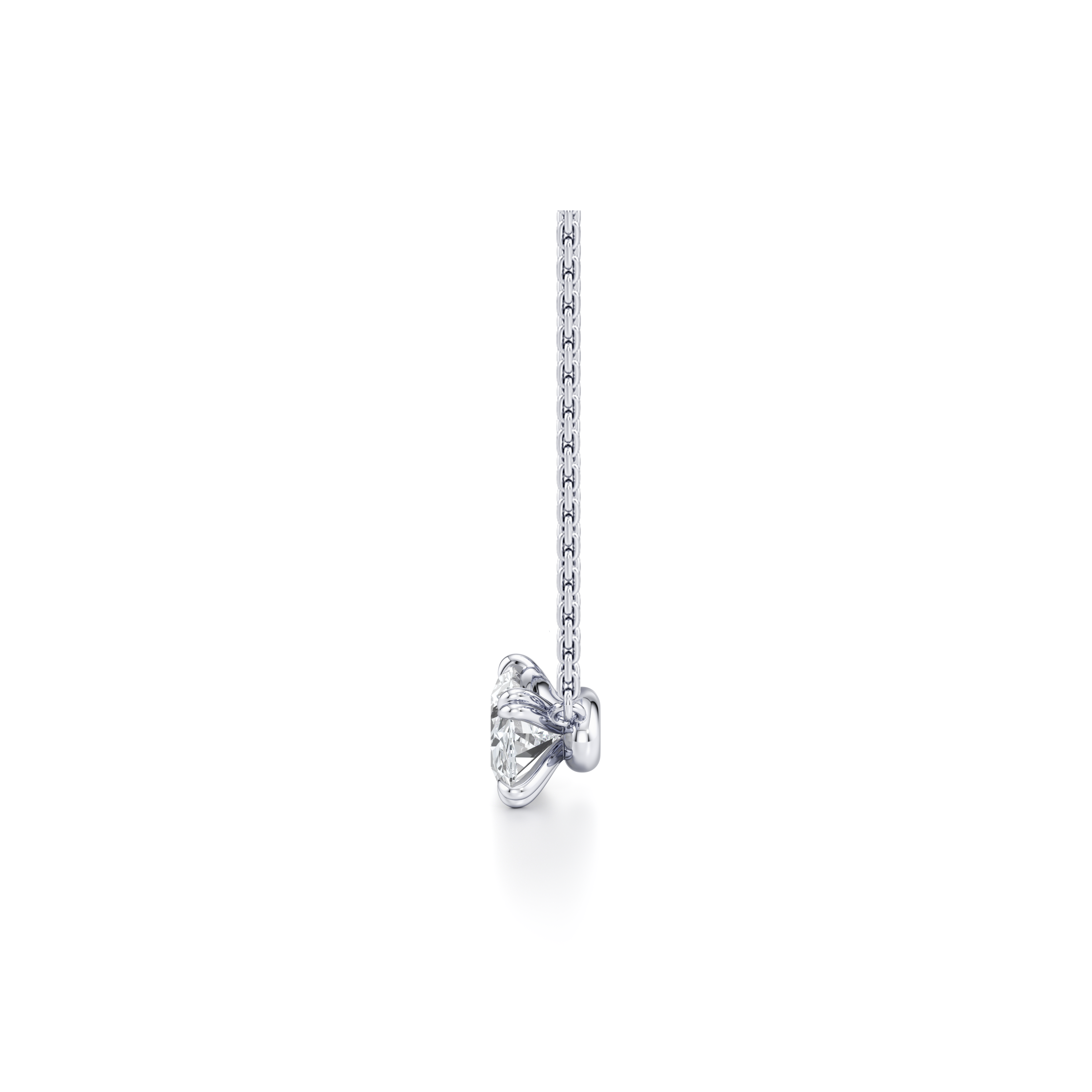 Elle Lab Diamond Oval Pendant