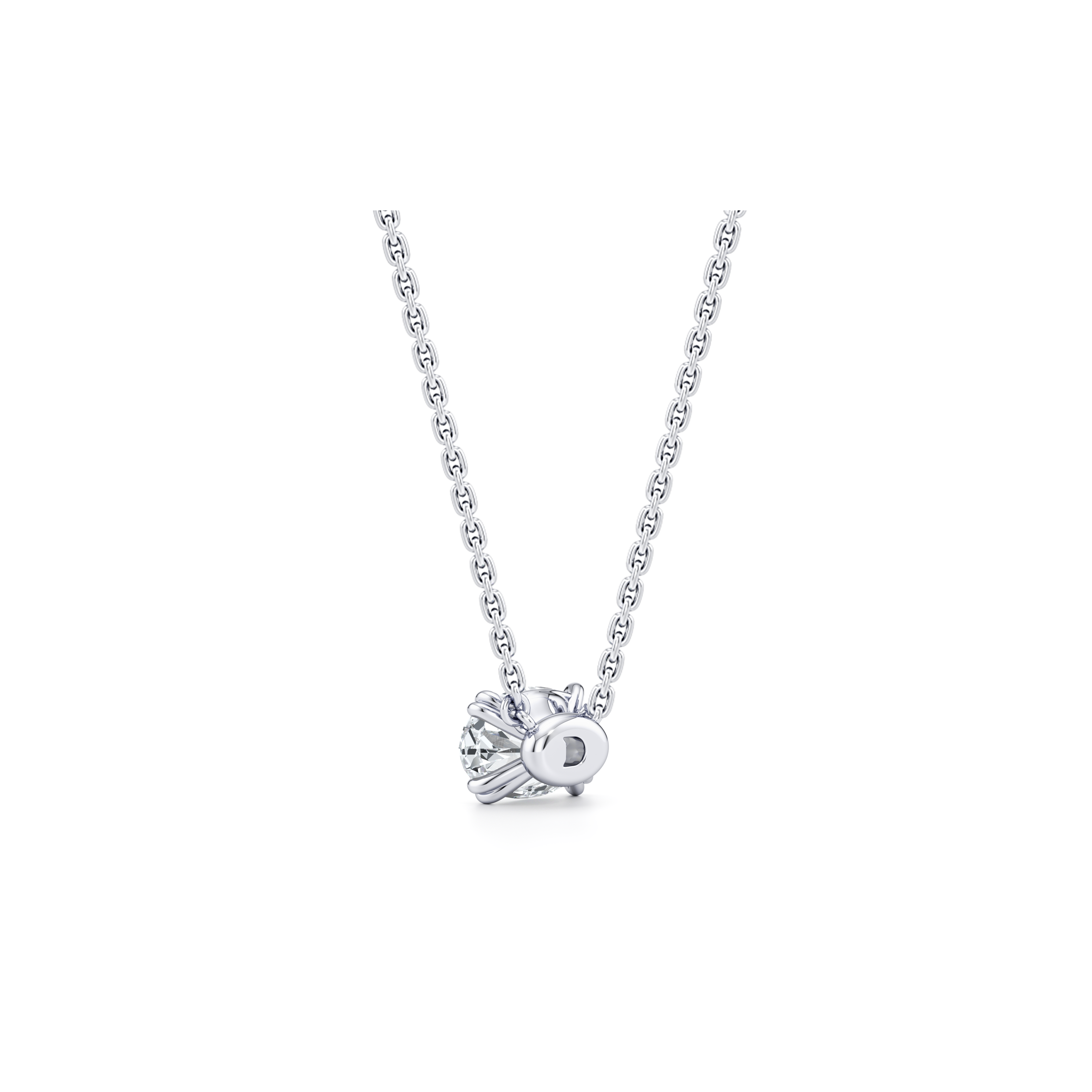 Elle Lab Diamond Oval Pendant