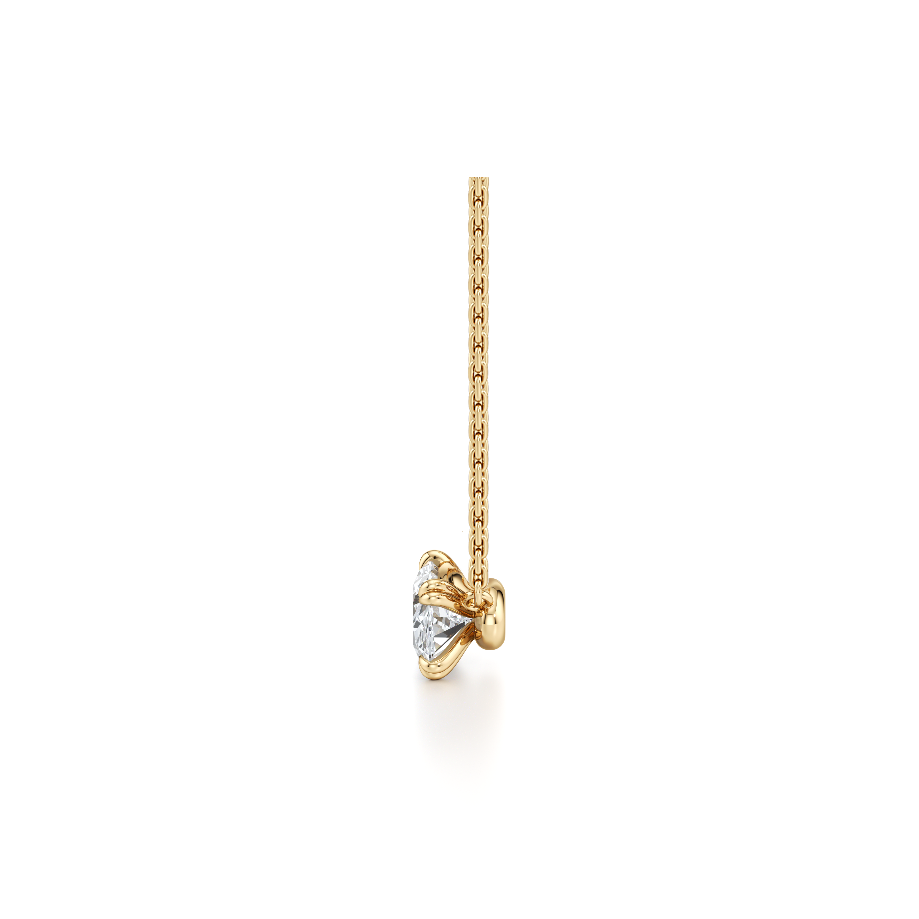Elle Lab Diamond Oval Pendant