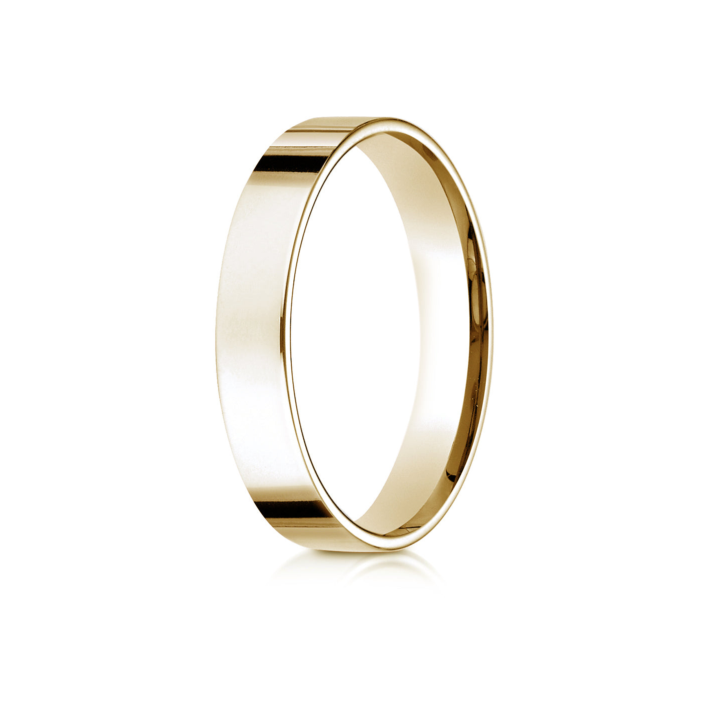 Precious Metal:18k Yellow Gold;Finish:High Polished;Band Width:4mm