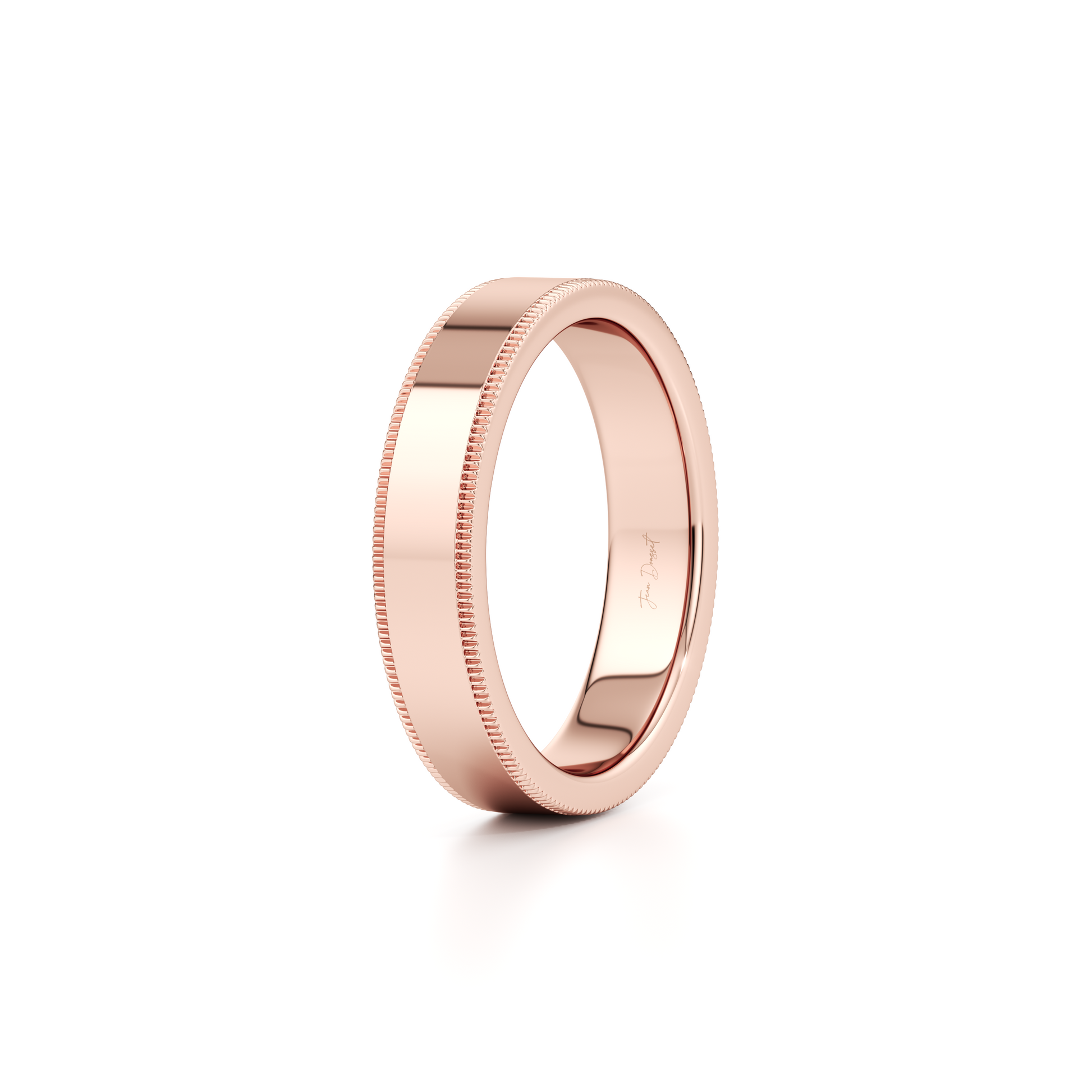 Precious Metal:18k Rose Gold;Band Width:5mm