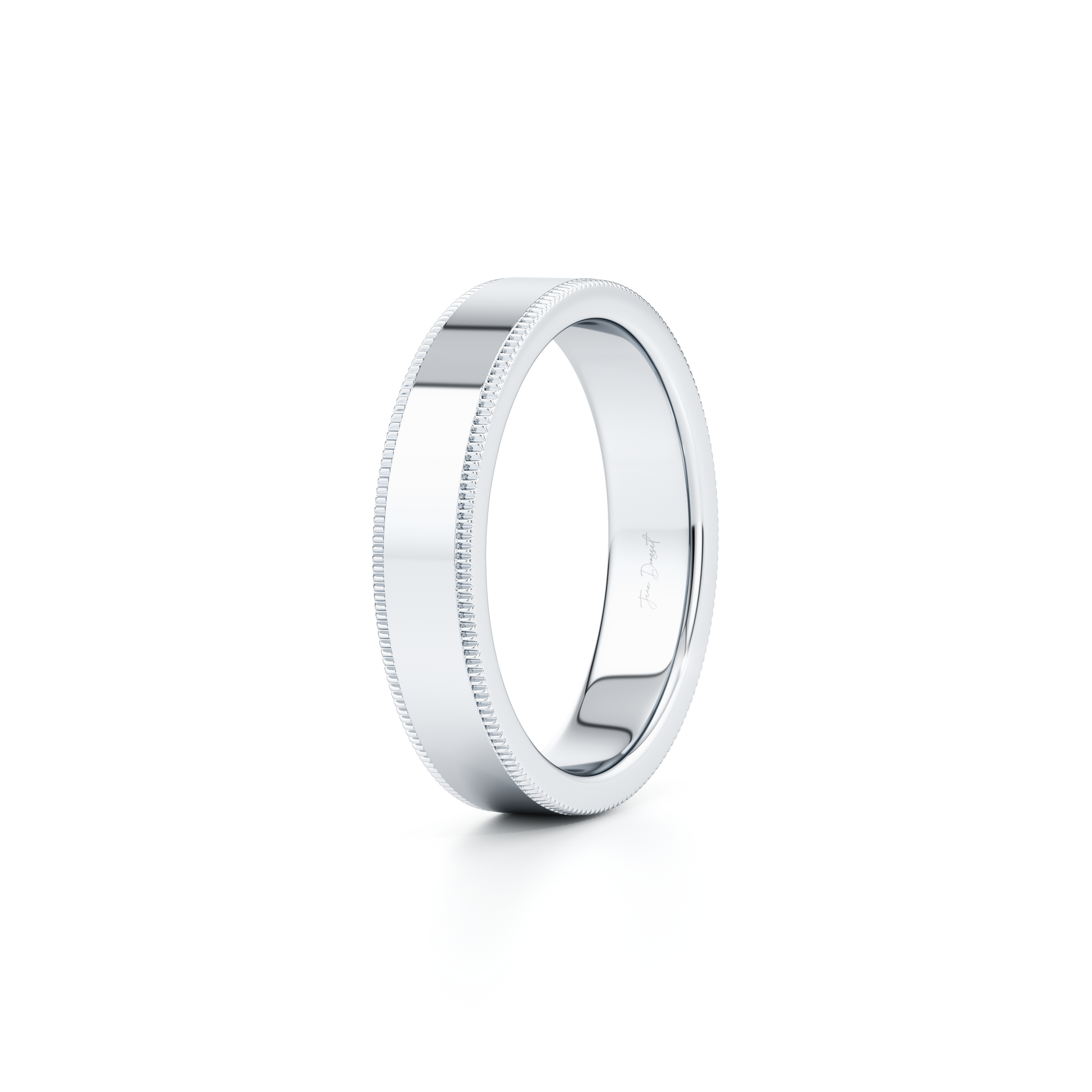 Precious Metal:18k White Gold;Band Width:5mm