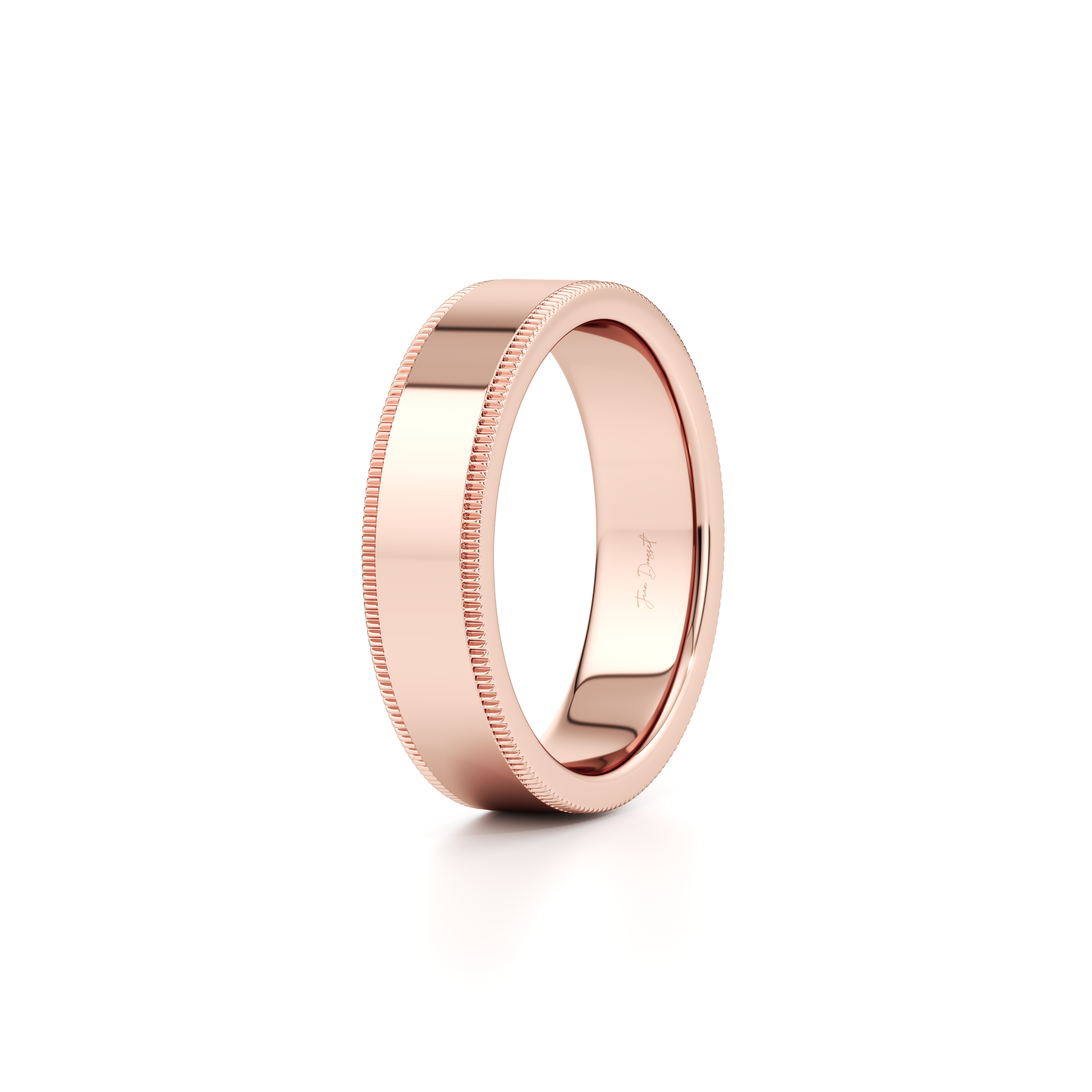 Precious Metal:18k Rose Gold;Band Width:6mm