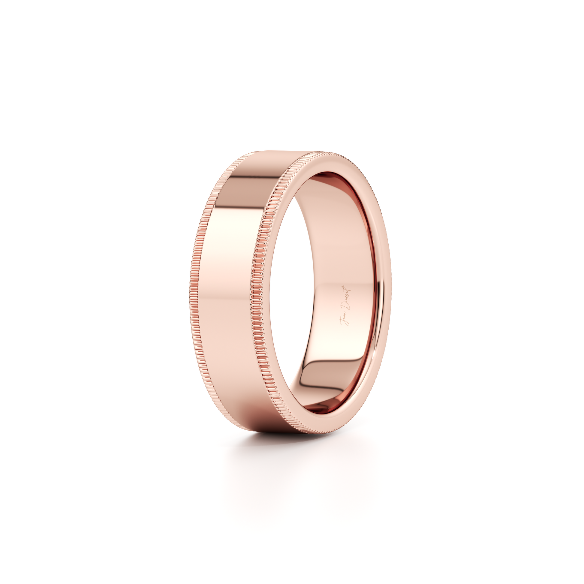 Precious Metal:18k Rose Gold;Band Width:7mm