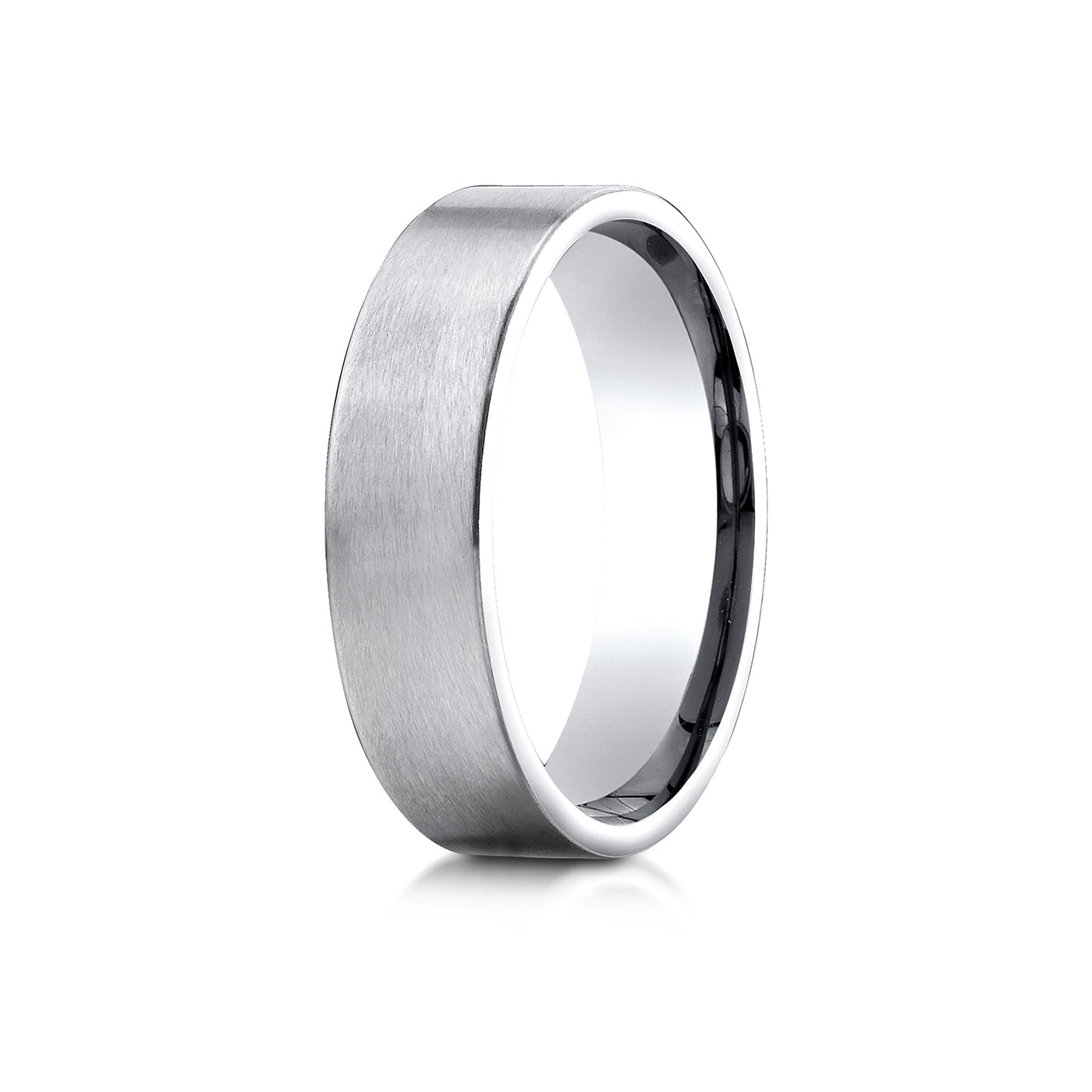 Precious Metal:Platinum;Finish:Satin Finished;Band Width:6mm