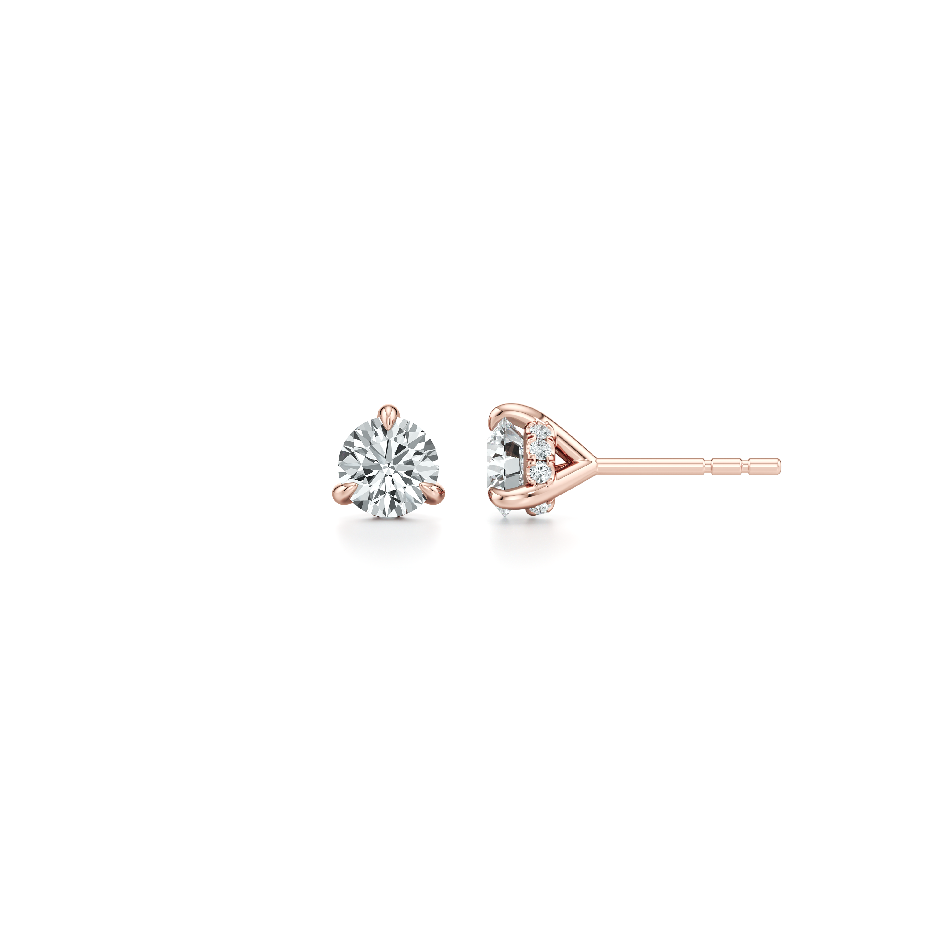Chelsea Lab Diamond Round Brilliant Martini Studs