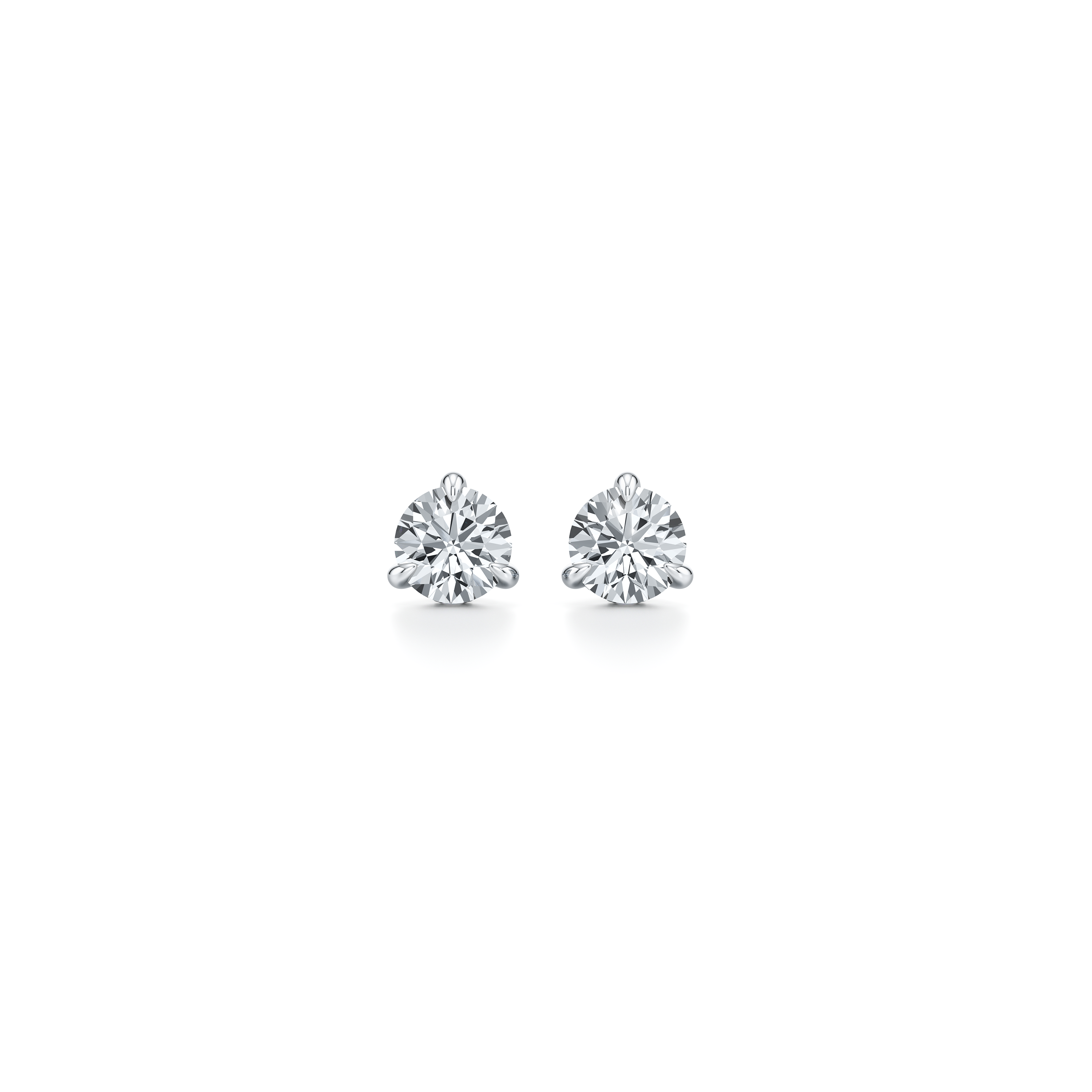 Platinum 1 CTW Pair|Precious Metal:Platinum;Total Carat Weight:1 CTW