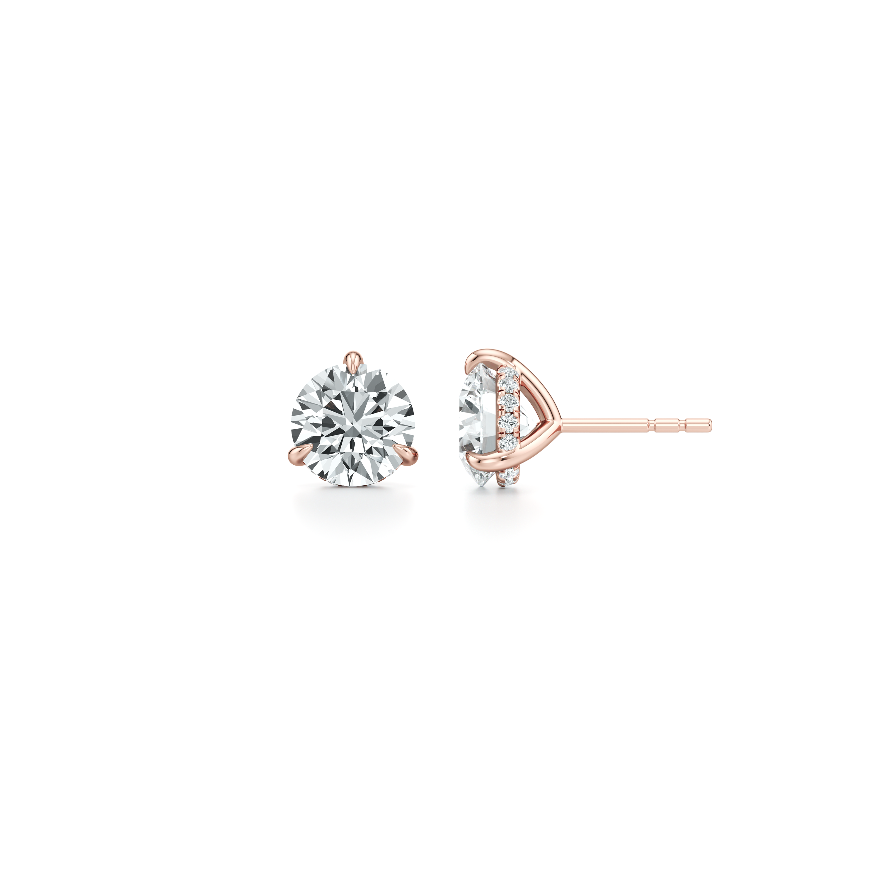 Chelsea Lab Diamond Round Brilliant Martini Studs