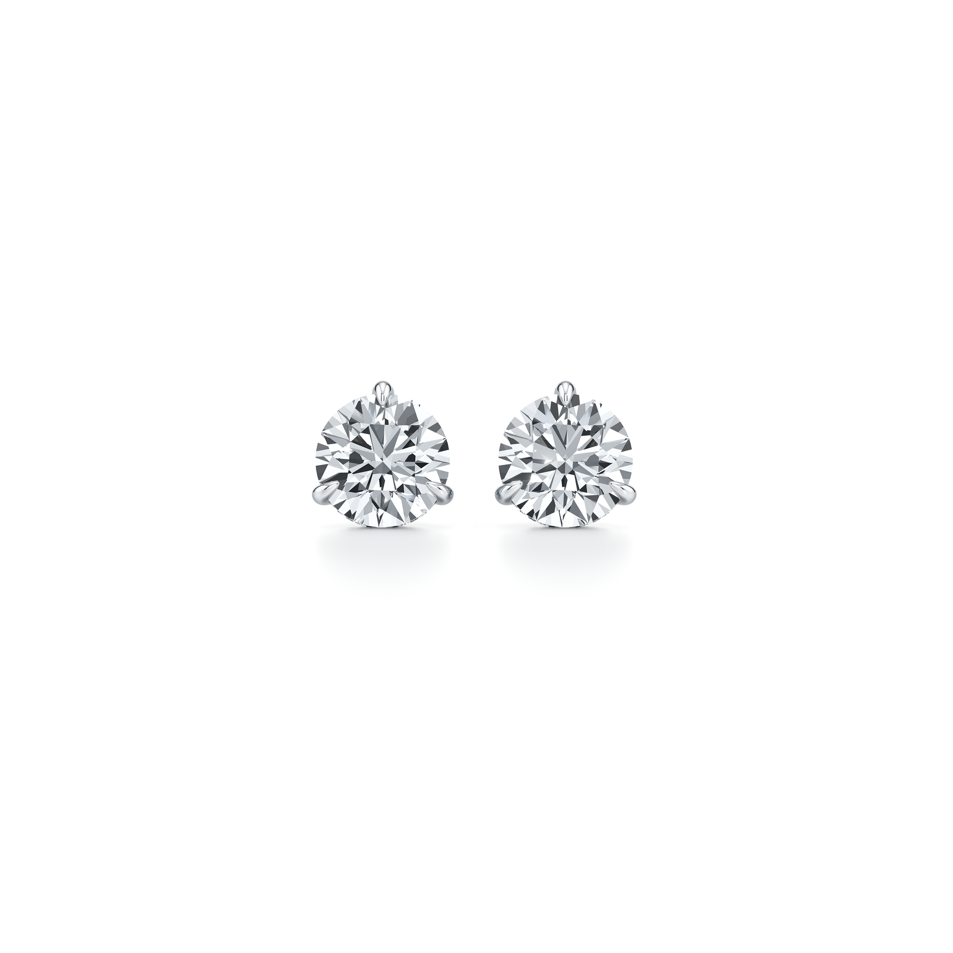 Platinum 3 CTW Pair|Precious Metal:Platinum;Total Carat Weight:3 CTW