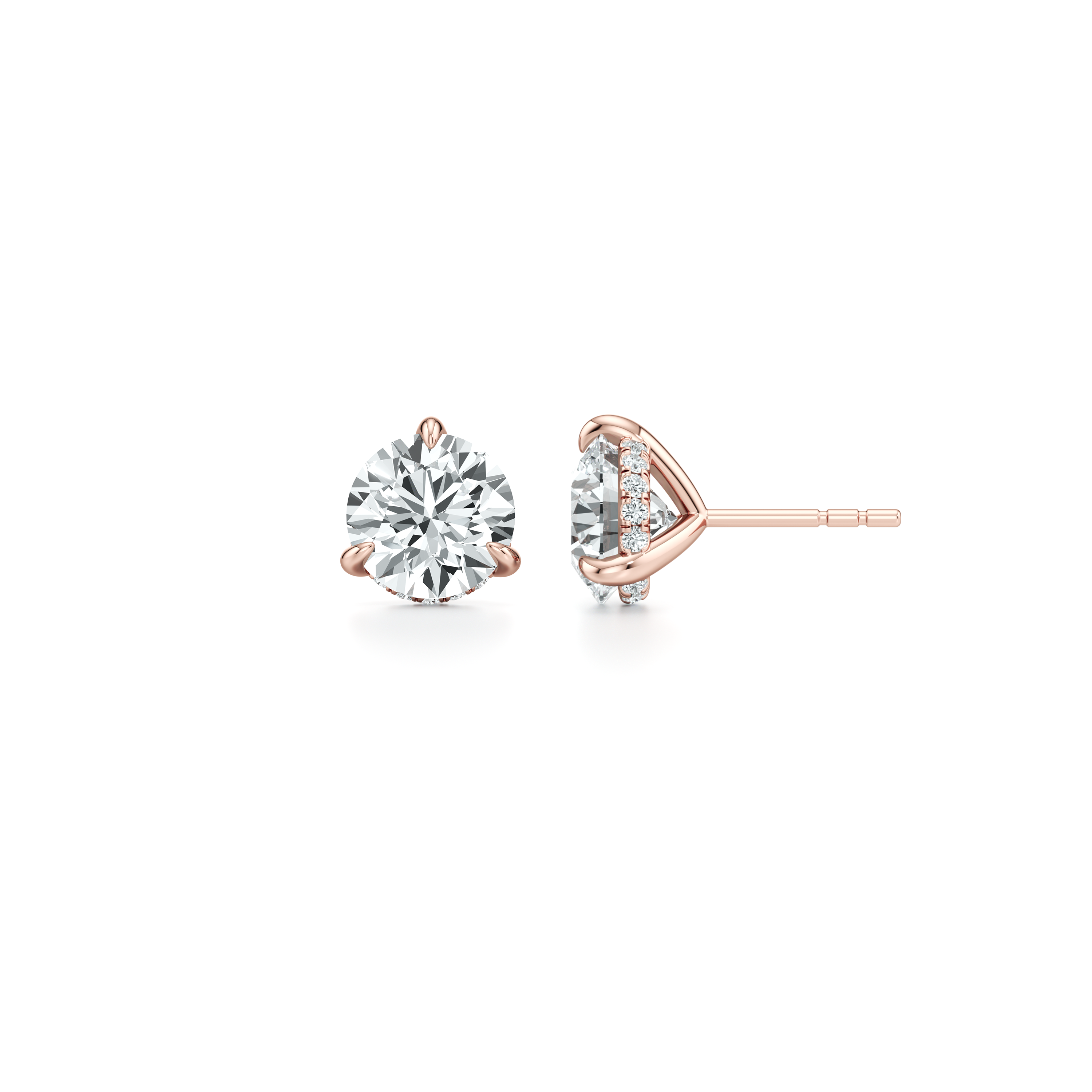 Chelsea Lab Diamond Round Brilliant Martini Studs
