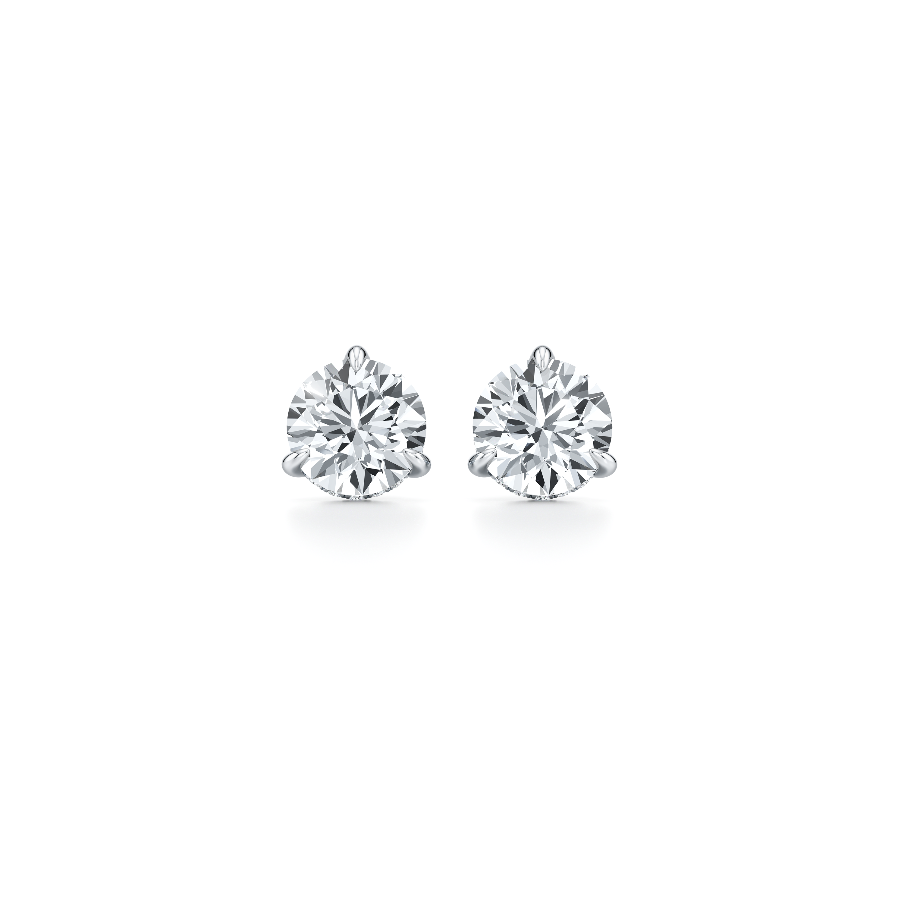 Platinum 4 CTW Pair|Precious Metal:Platinum;Total Carat Weight:4 CTW