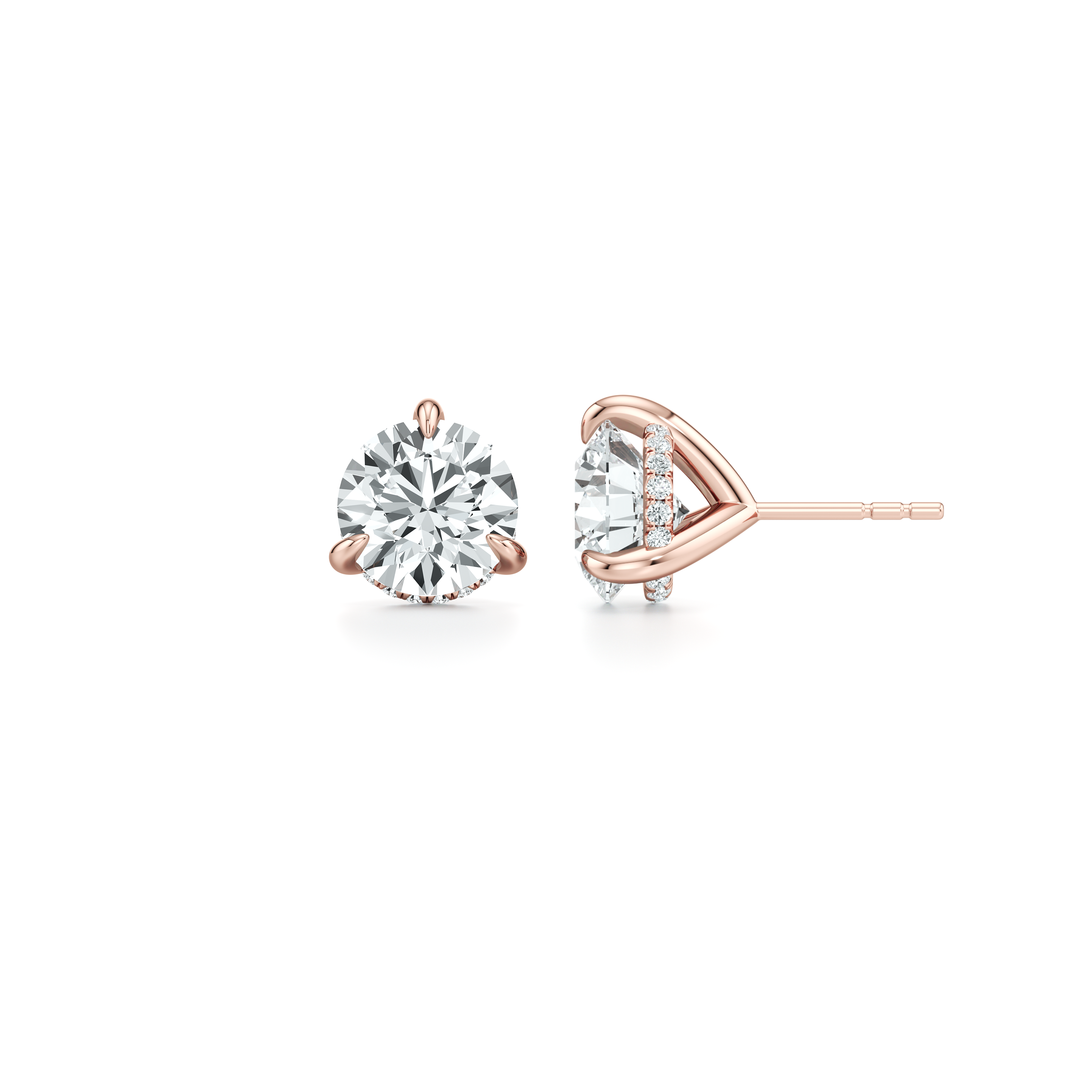 Chelsea Lab Diamond Round Brilliant Martini Studs