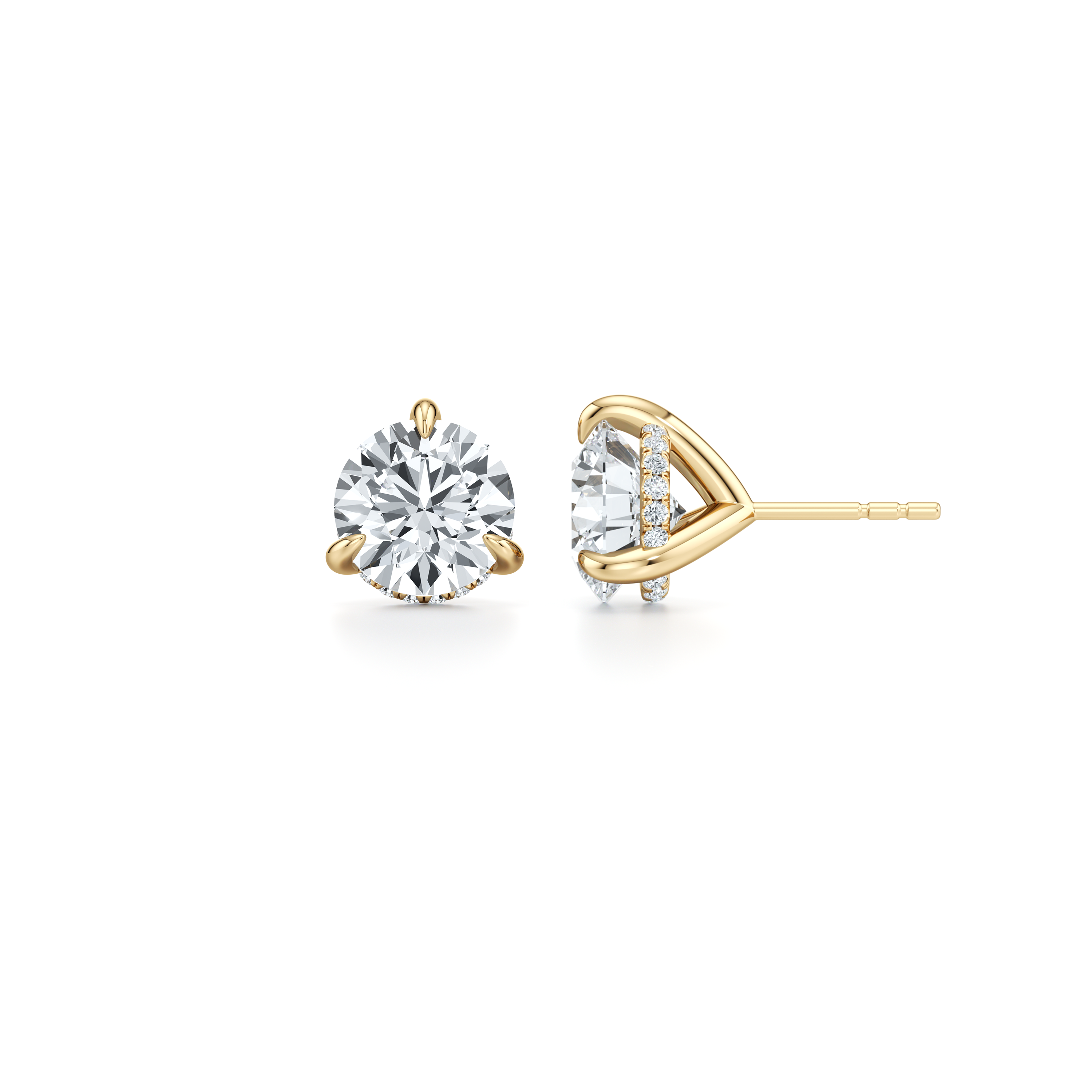Chelsea Lab Diamond Round Brilliant Martini Studs