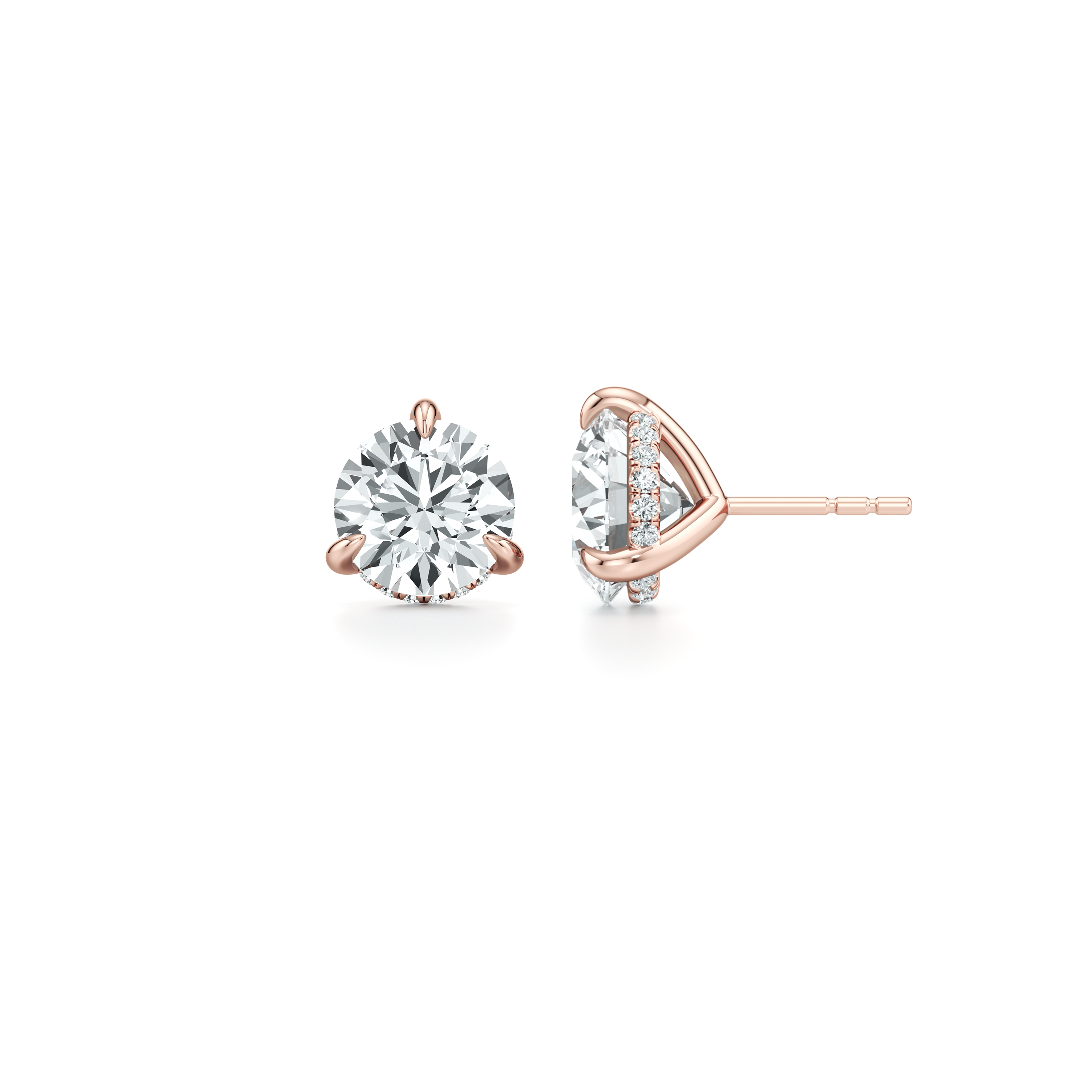 Chelsea Lab Diamond Round Brilliant Martini Studs