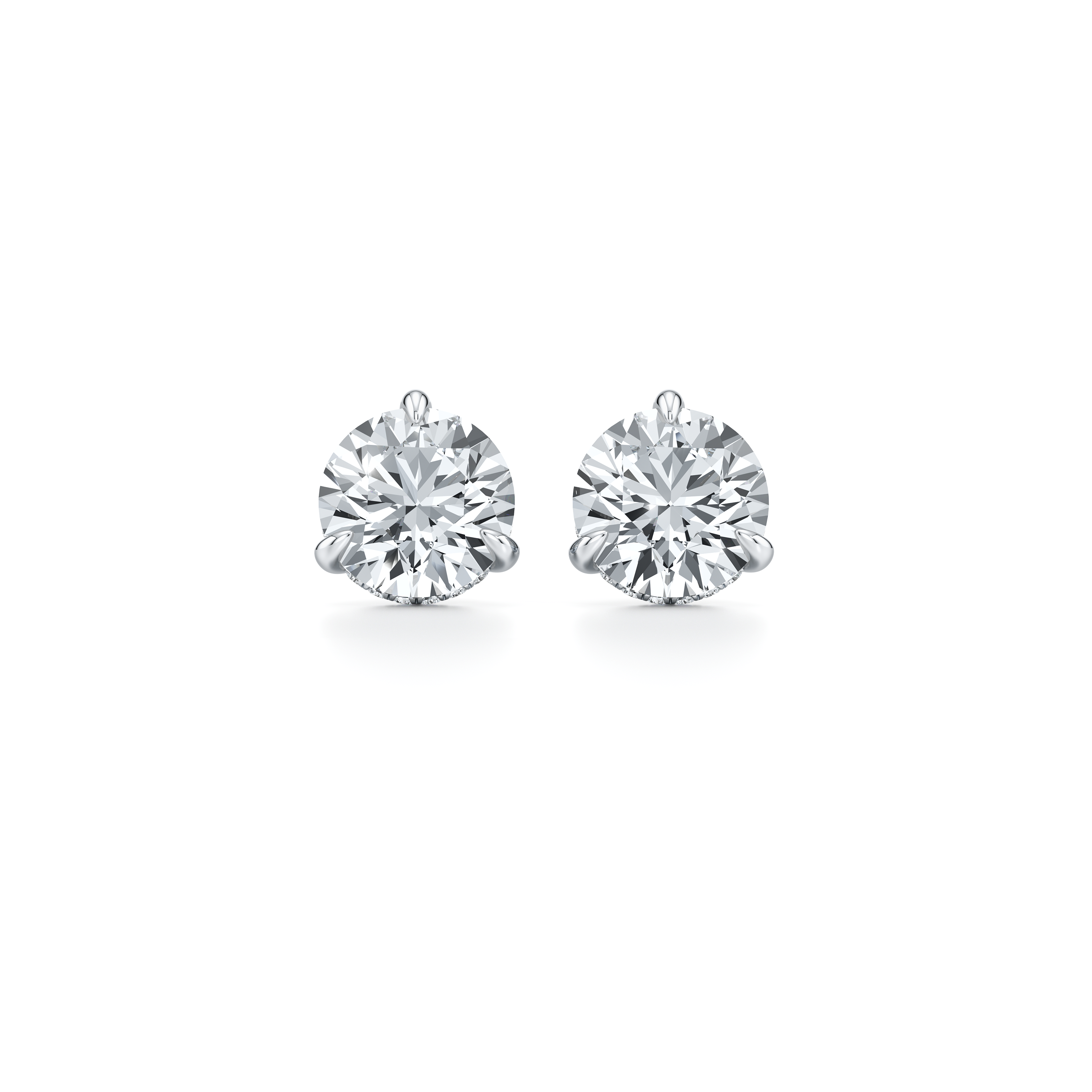 Platinum 6 CTW Pair|Precious Metal:Platinum;Total Carat Weight:6 CTW
