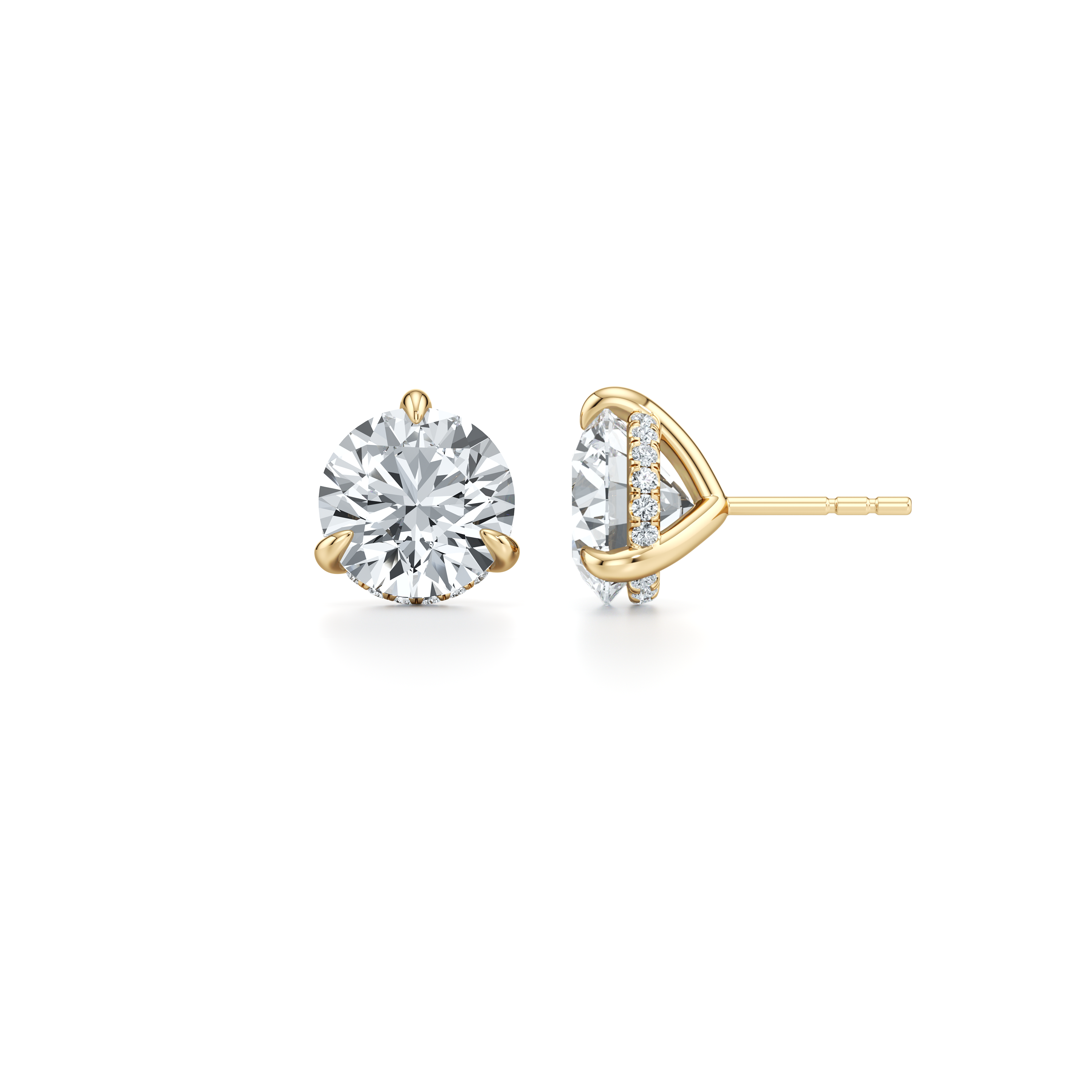 Chelsea Lab Diamond Round Brilliant Martini Studs