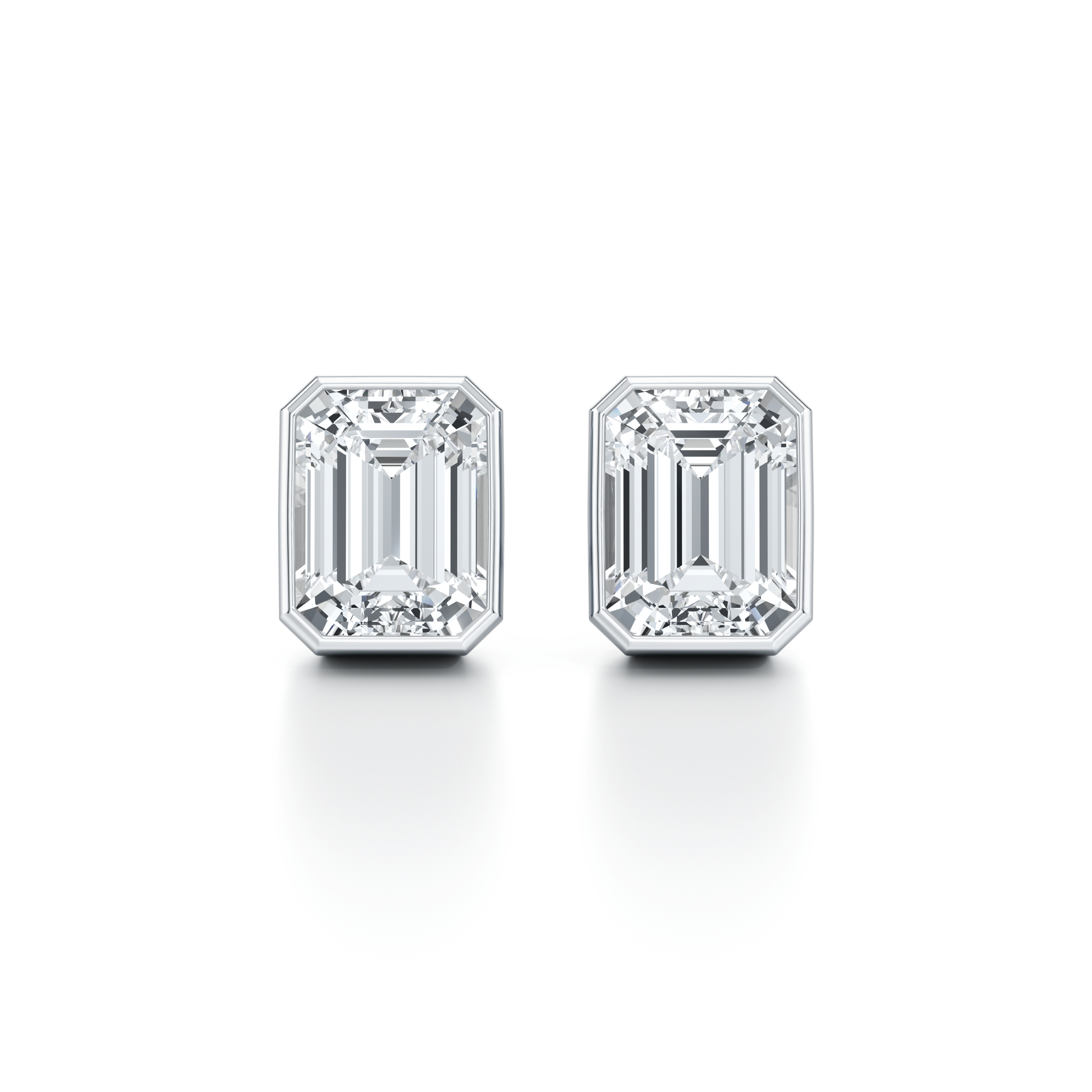 Precious Metal:18k White Gold;Total Carat Weight:4 CTW