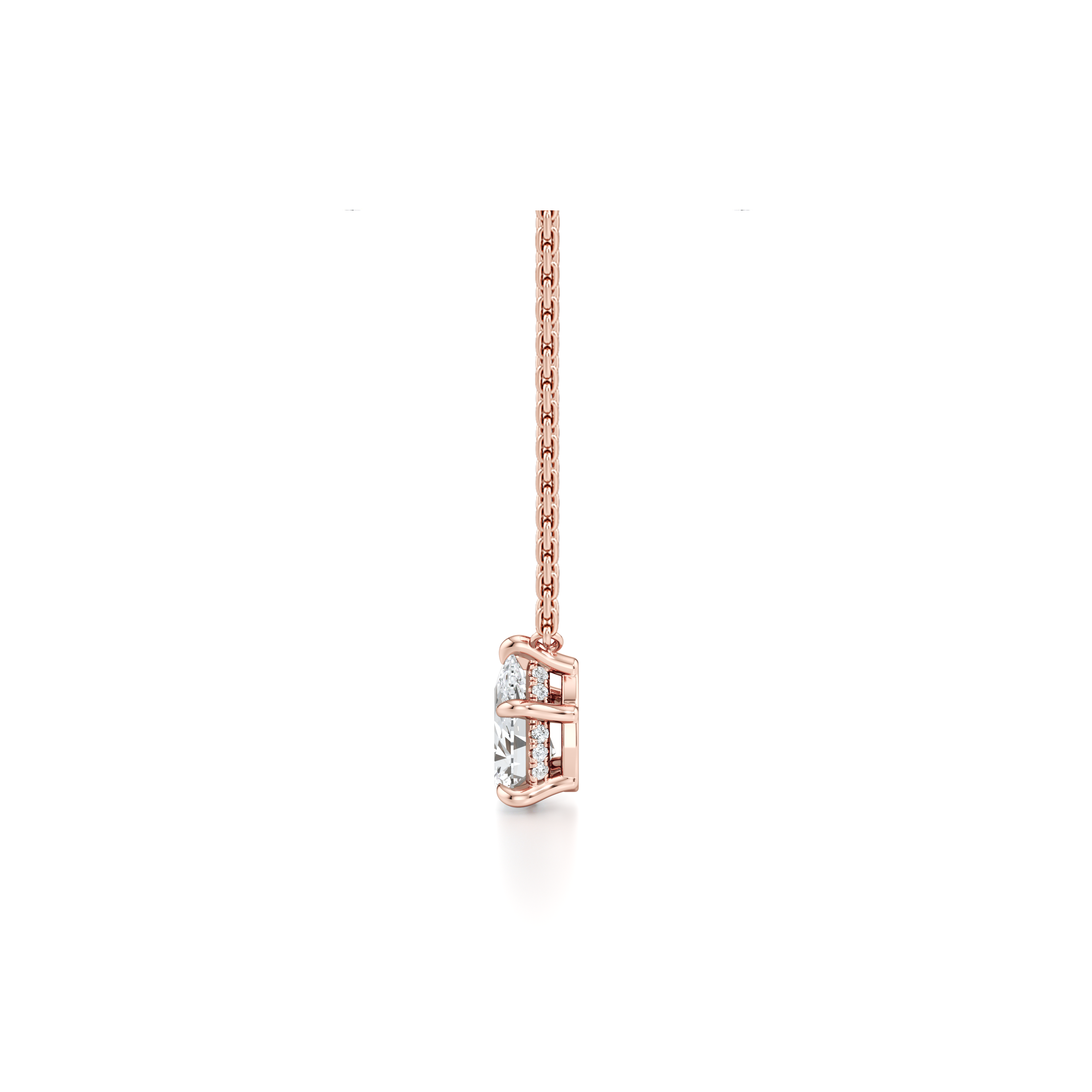 Chelsea Lab Diamond Pear Pendant