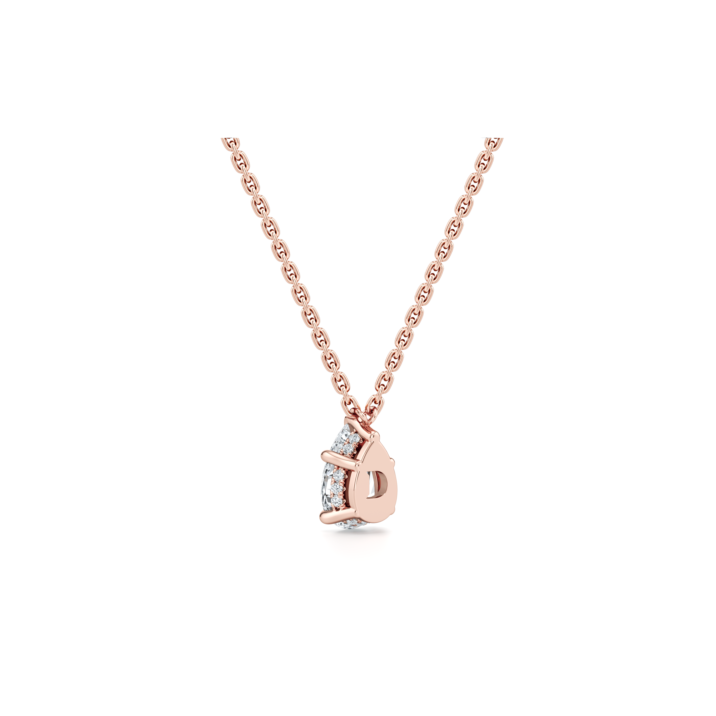 Chelsea Lab Diamond Pear Pendant