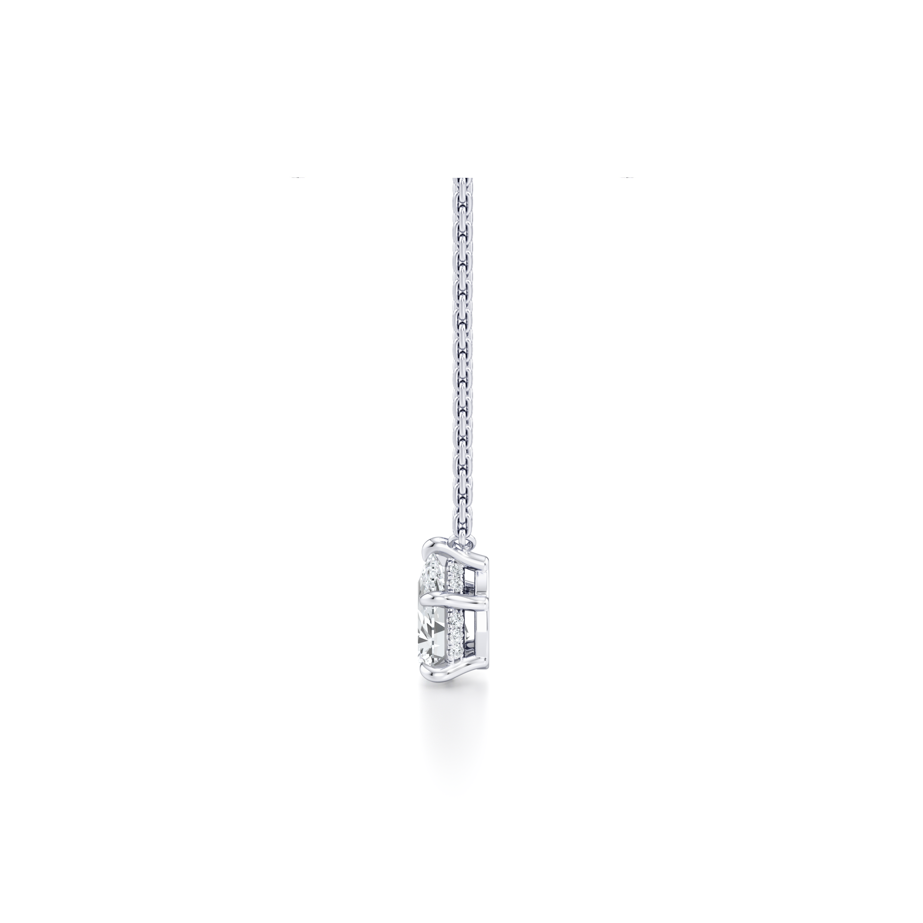 Chelsea Lab Diamond Pear Pendant