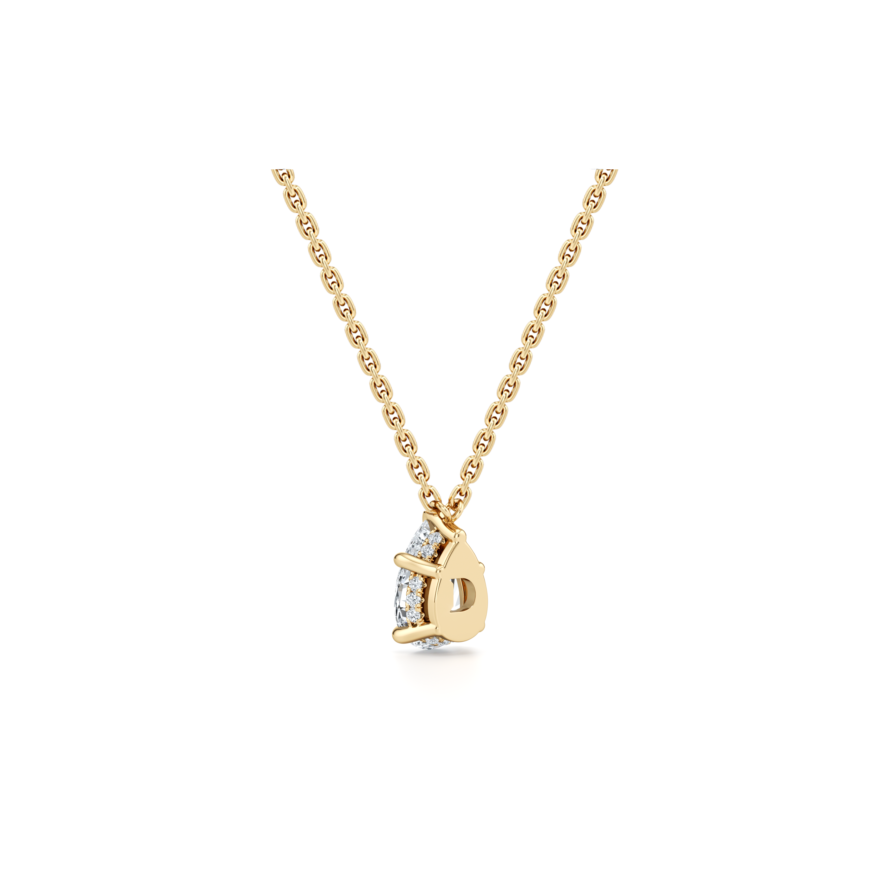 Chelsea Lab Diamond Pear Pendant