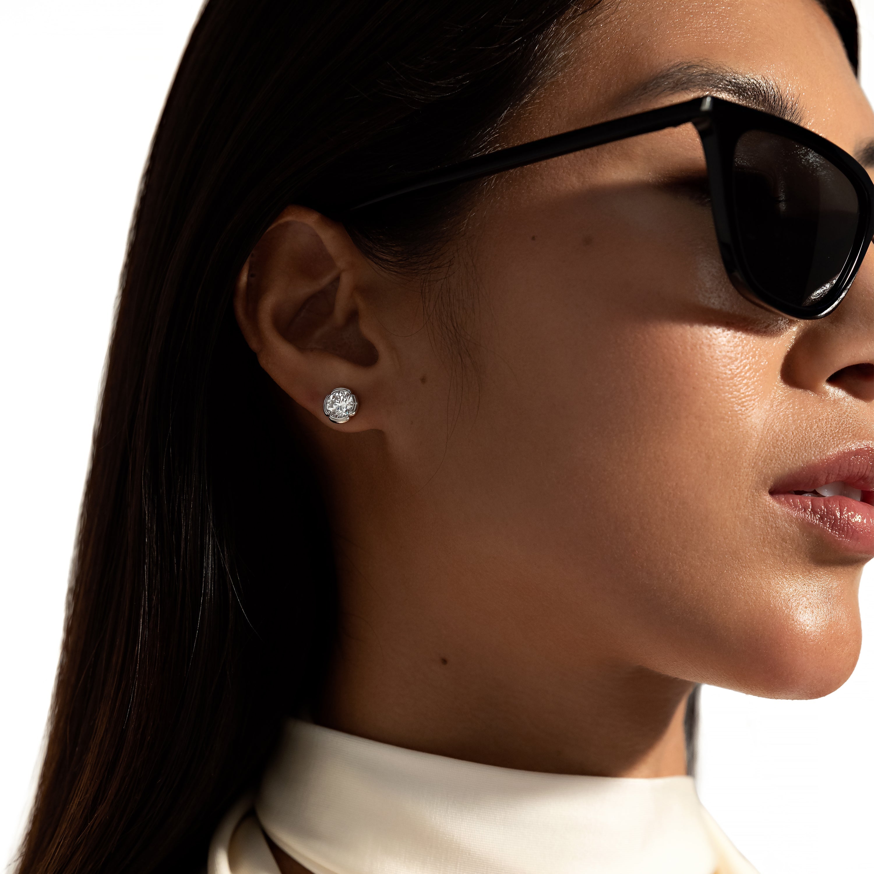 Dorée Lab Diamond Round Brilliant Studs