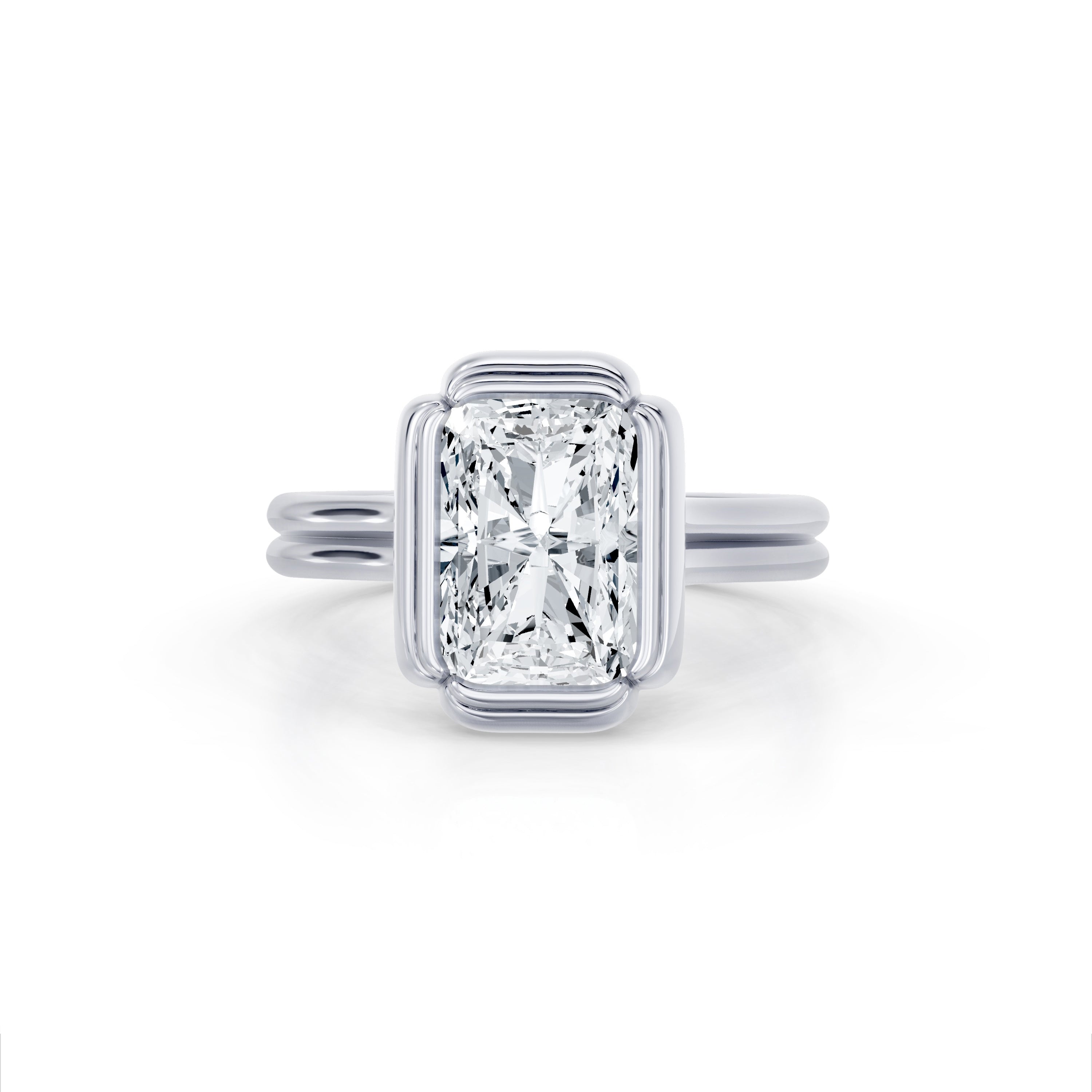 Precious Metal:Platinum;Cut Shape:Radiant
