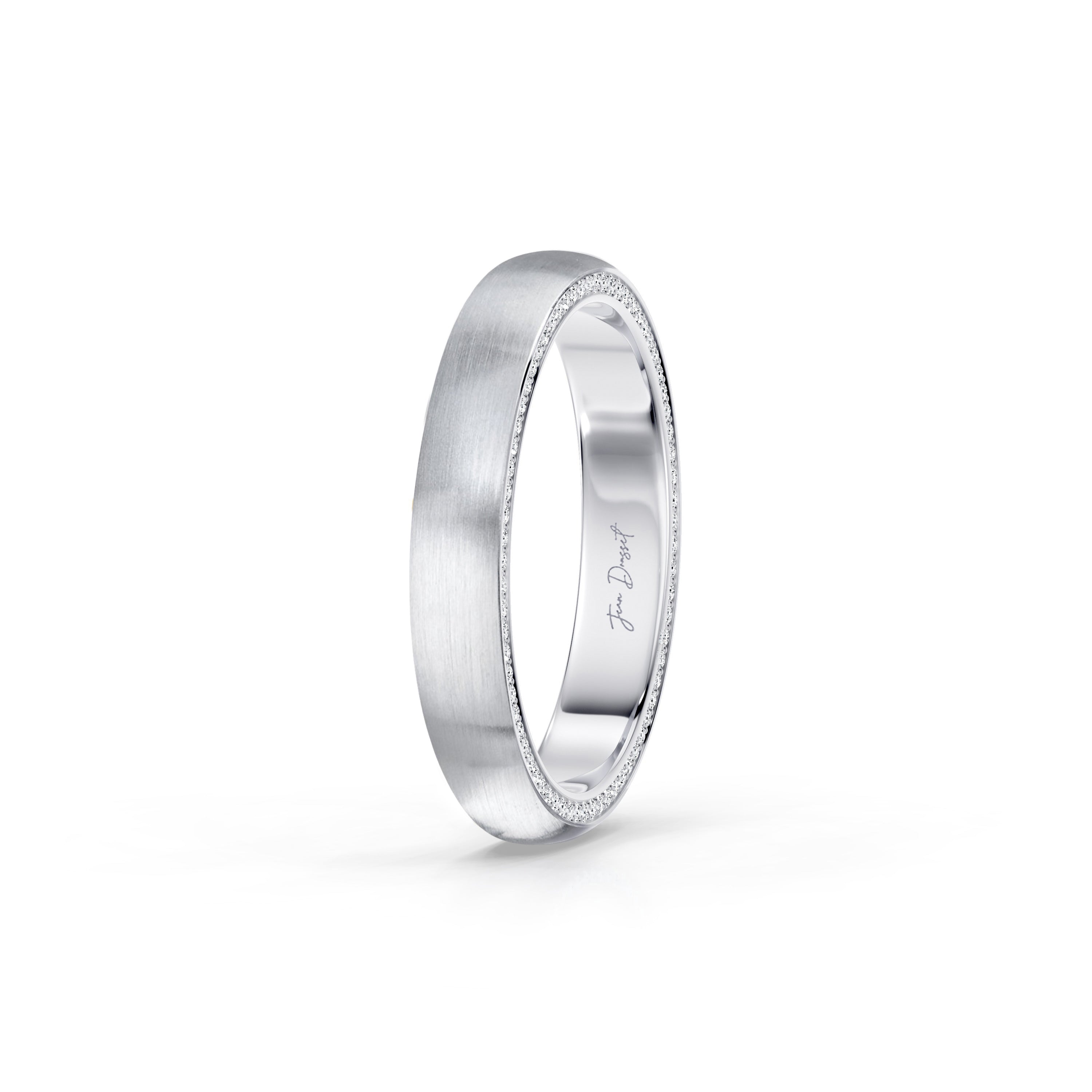 Precious Metal:Platinum;Finish:Satin Finished