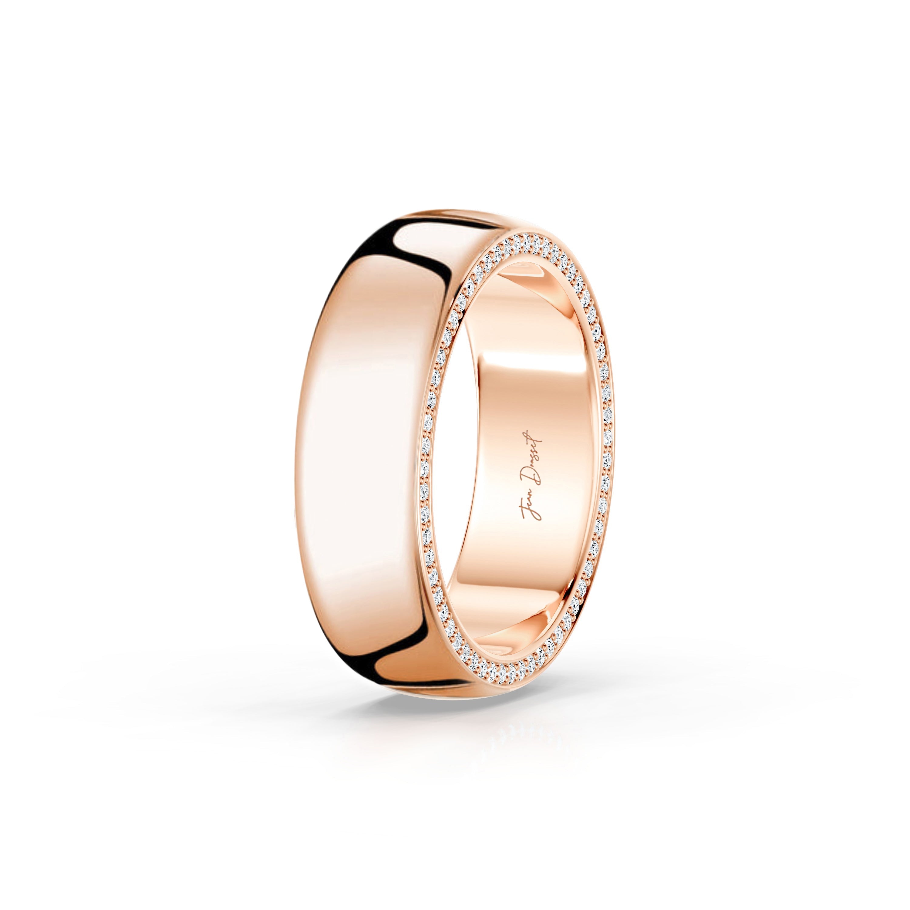 Precious Metal:18k Rose Gold;Finish:High Polished
