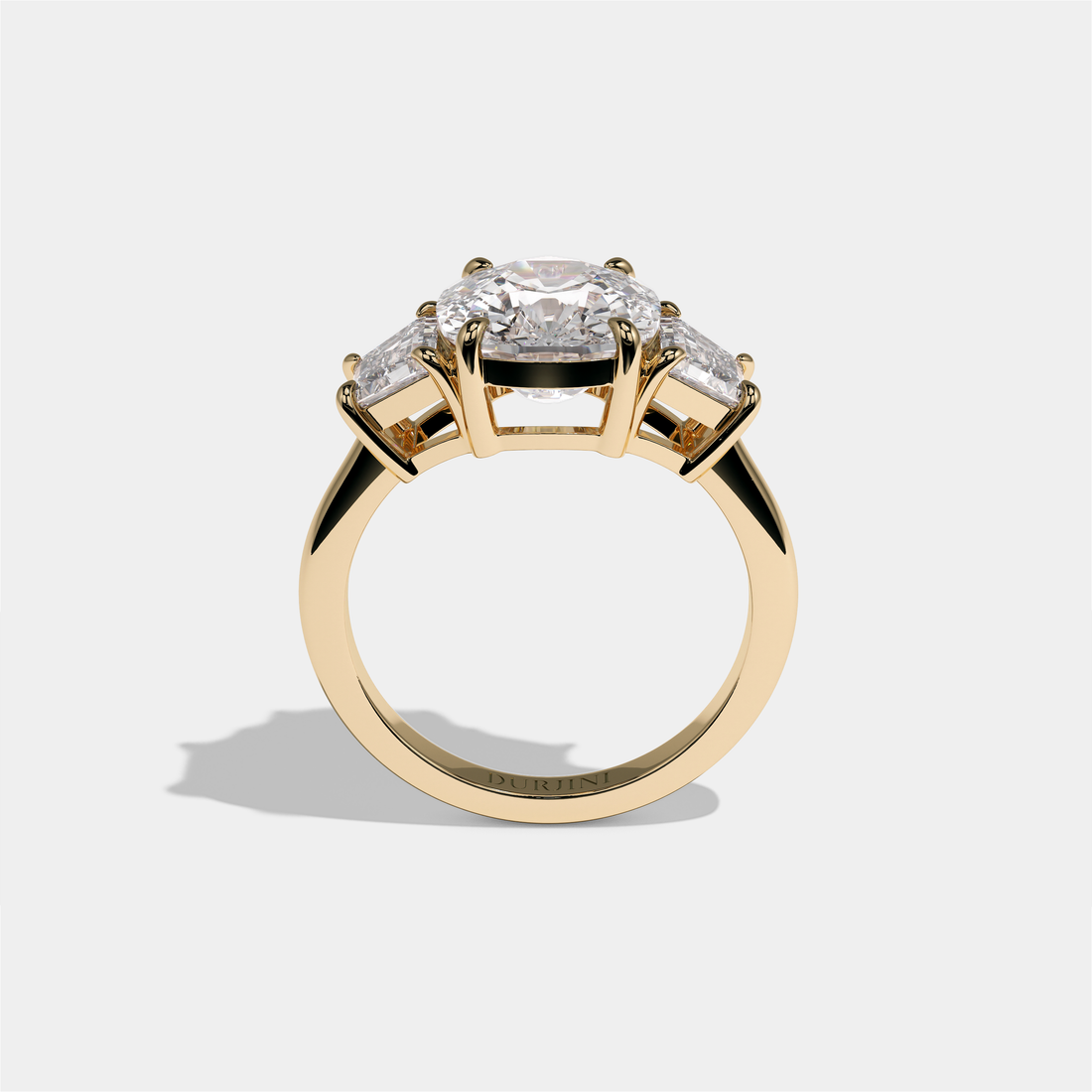 Matilda Lady Seraphine Diamond Cushion Engagement Ring 18K Yellow Gold 9.00ct