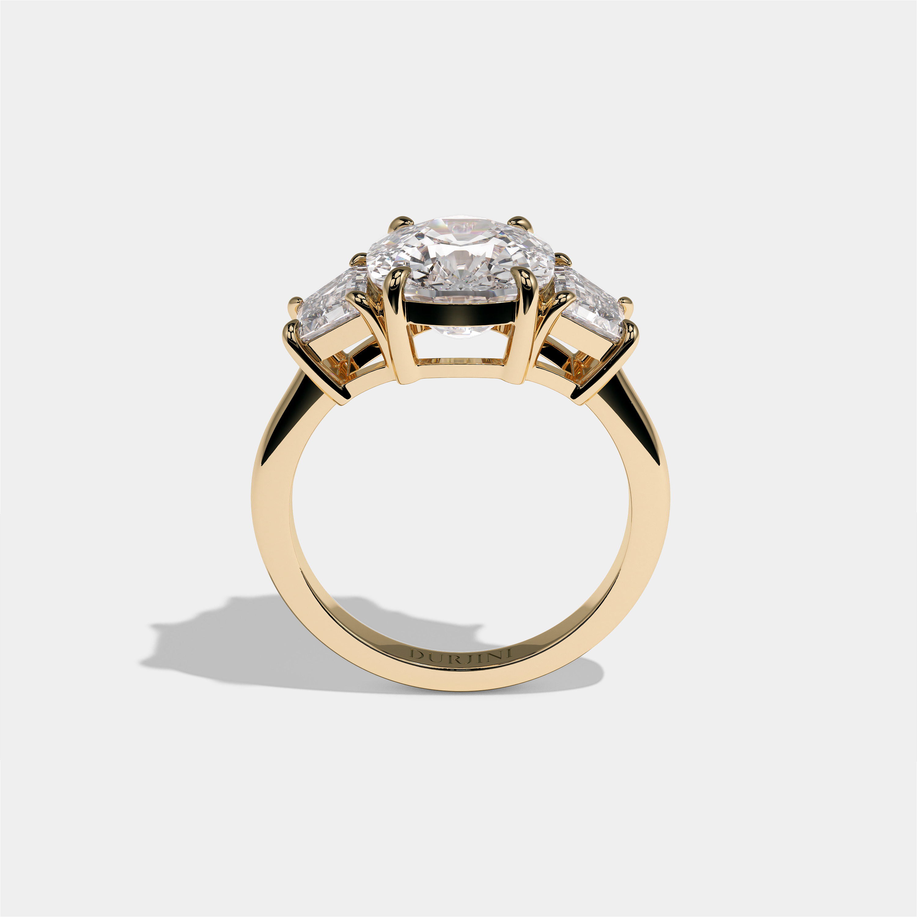 Matilda Lady Seraphine Diamond Cushion Engagement Ring 18K Yellow Gold 9.00ct