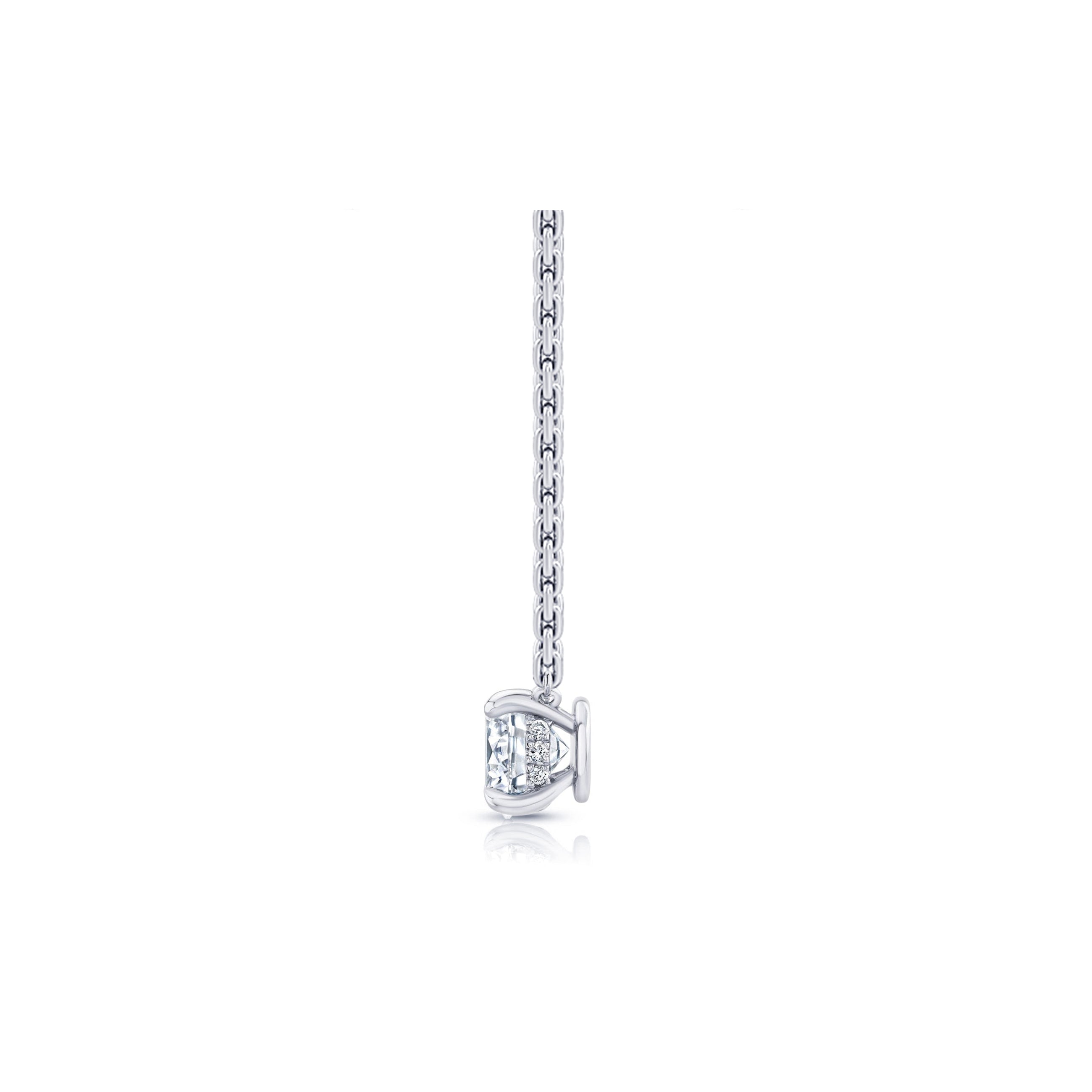 Chelsea Lab Diamond Round Brilliant Pendant